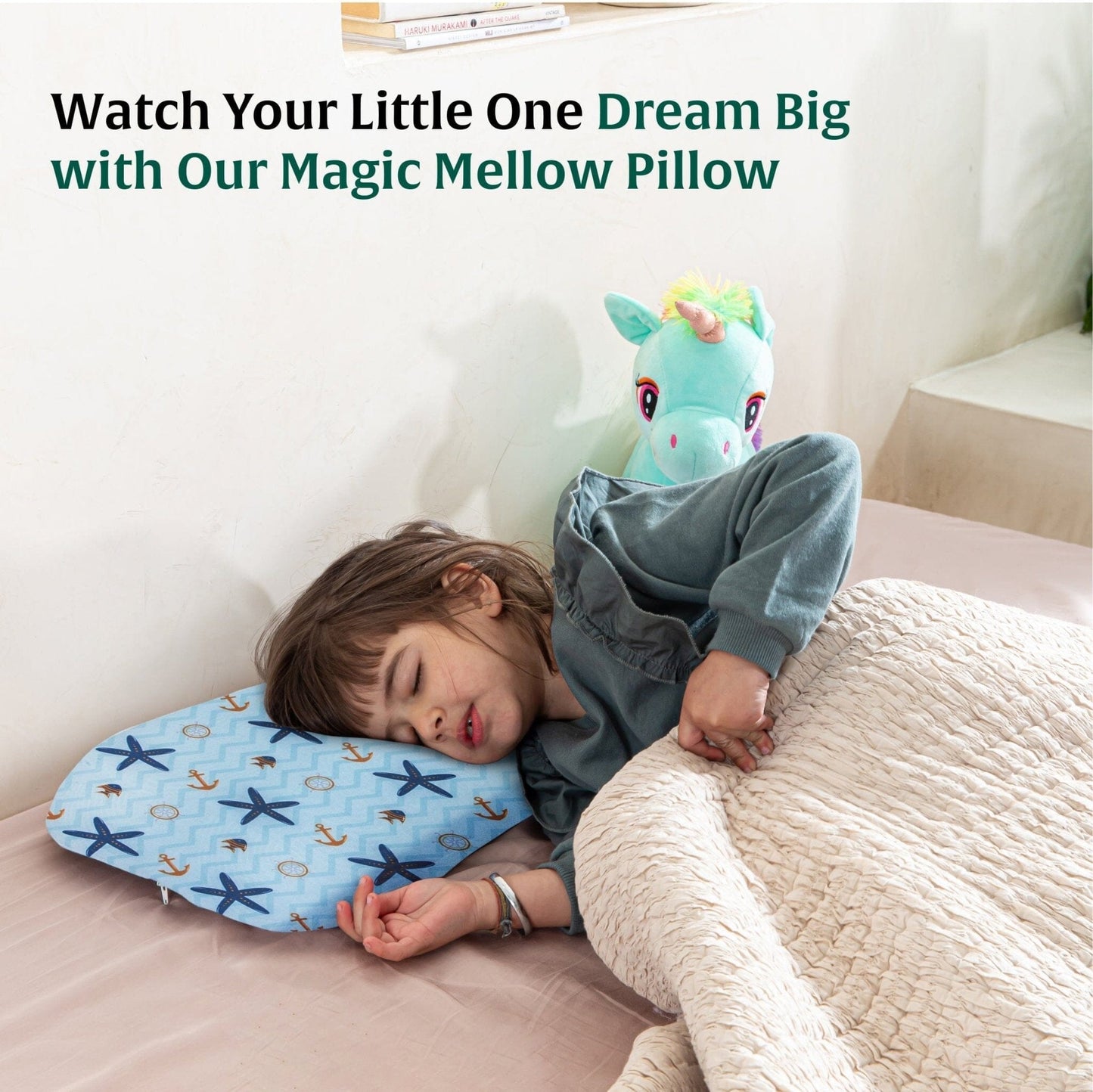 Little Dreamers Magic Mellow Pillow Baby-3-8 Years-Pillow The White Willow