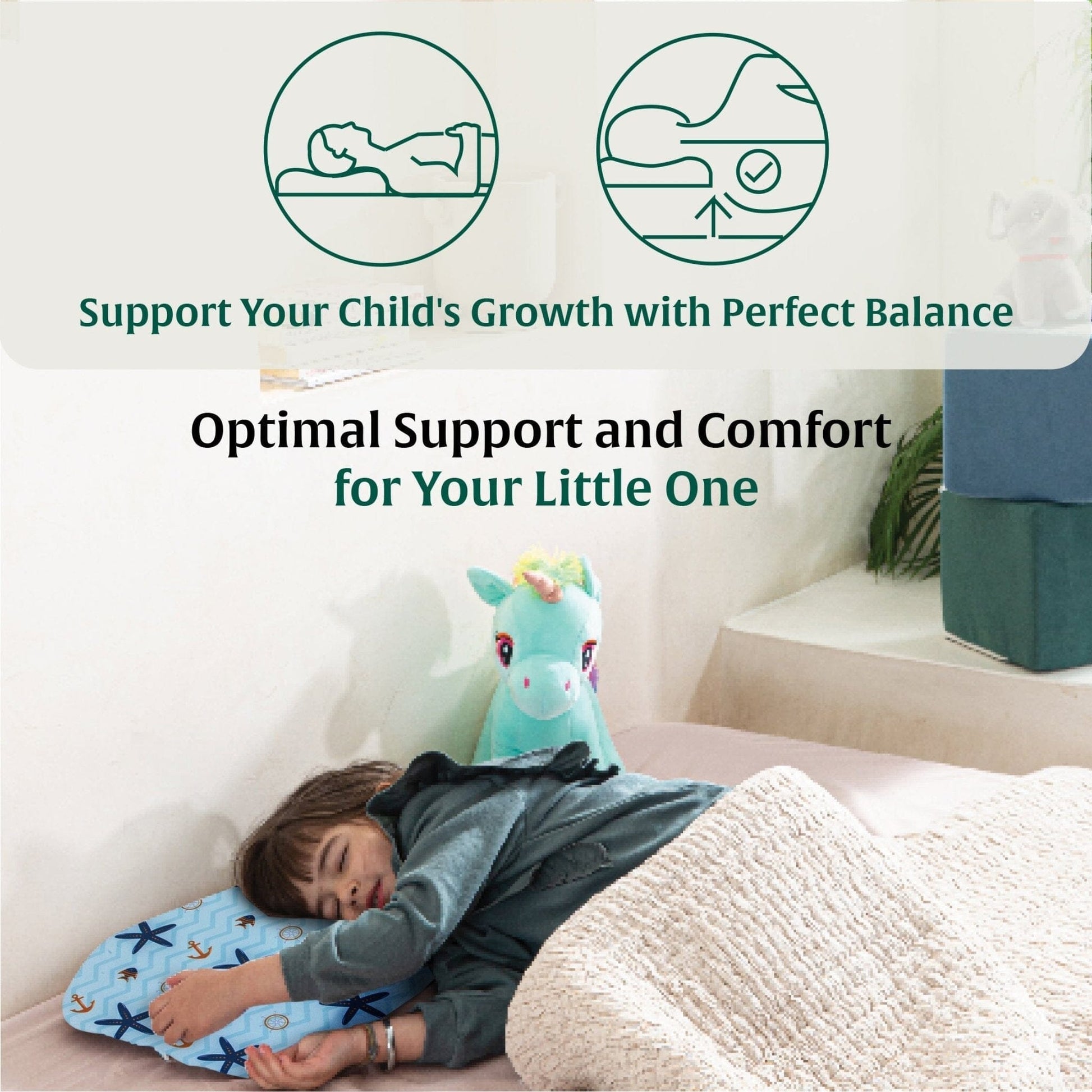 Little Dreamers Magic Mellow Pillow Baby-3-8 Years-Pillow The White Willow