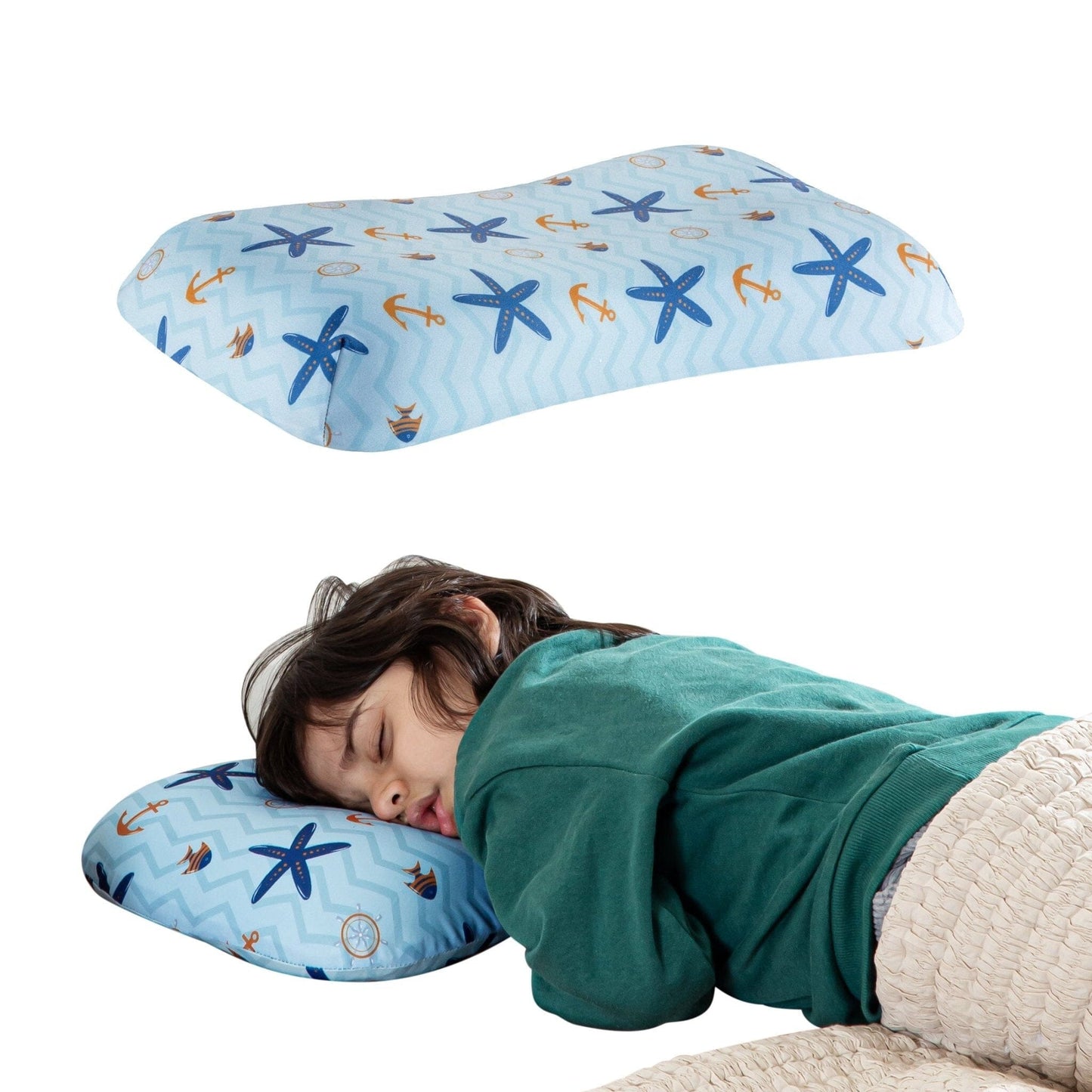 Little Dreamers Magic Mellow Pillow Baby-3-8 Years-Pillow The White Willow Blue