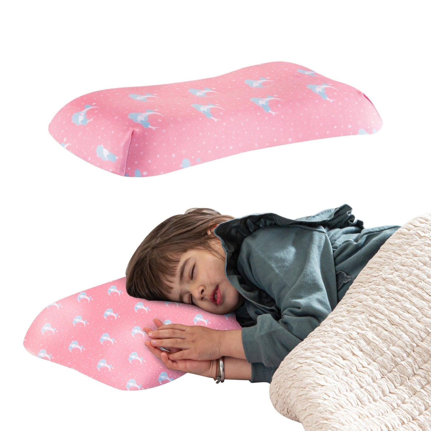 Little Dreamers Magic Mellow Pillow Baby-3-8 Years-Pillow The White Willow Pink