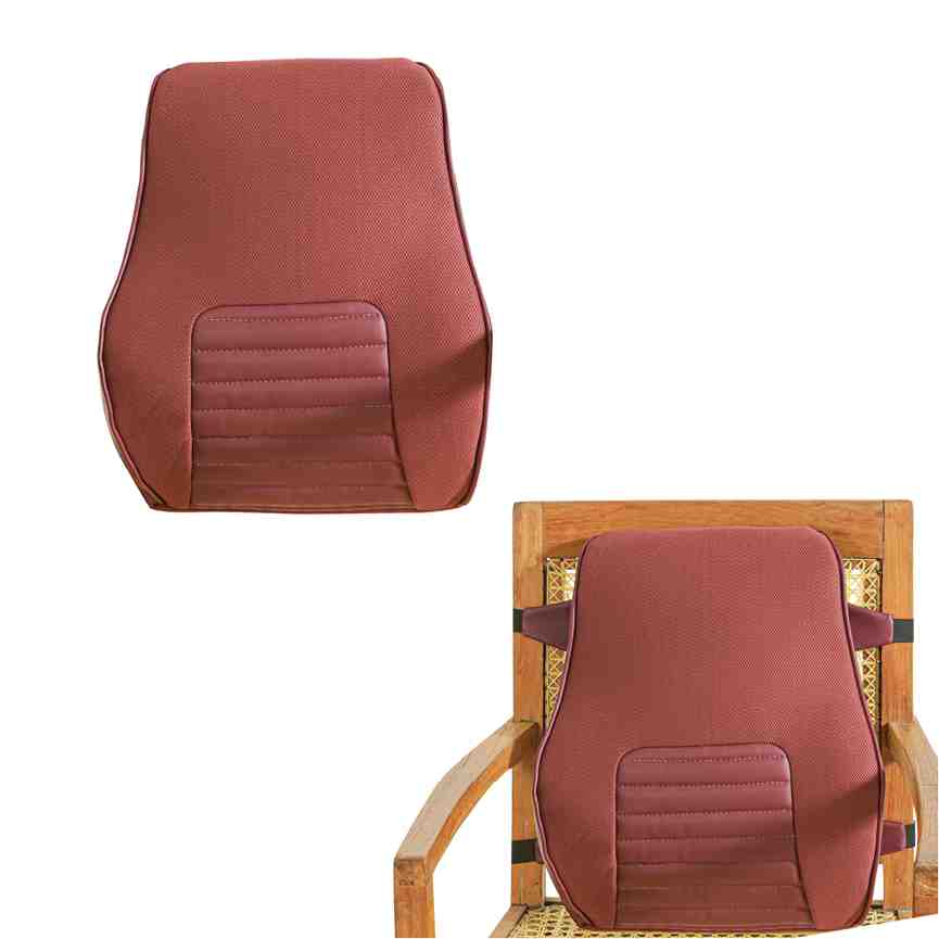 LowerEase Back Support Pillow Lumbar Back Support The White Willow Soft~ Suggested Weight ~ Below 60 kg Berry