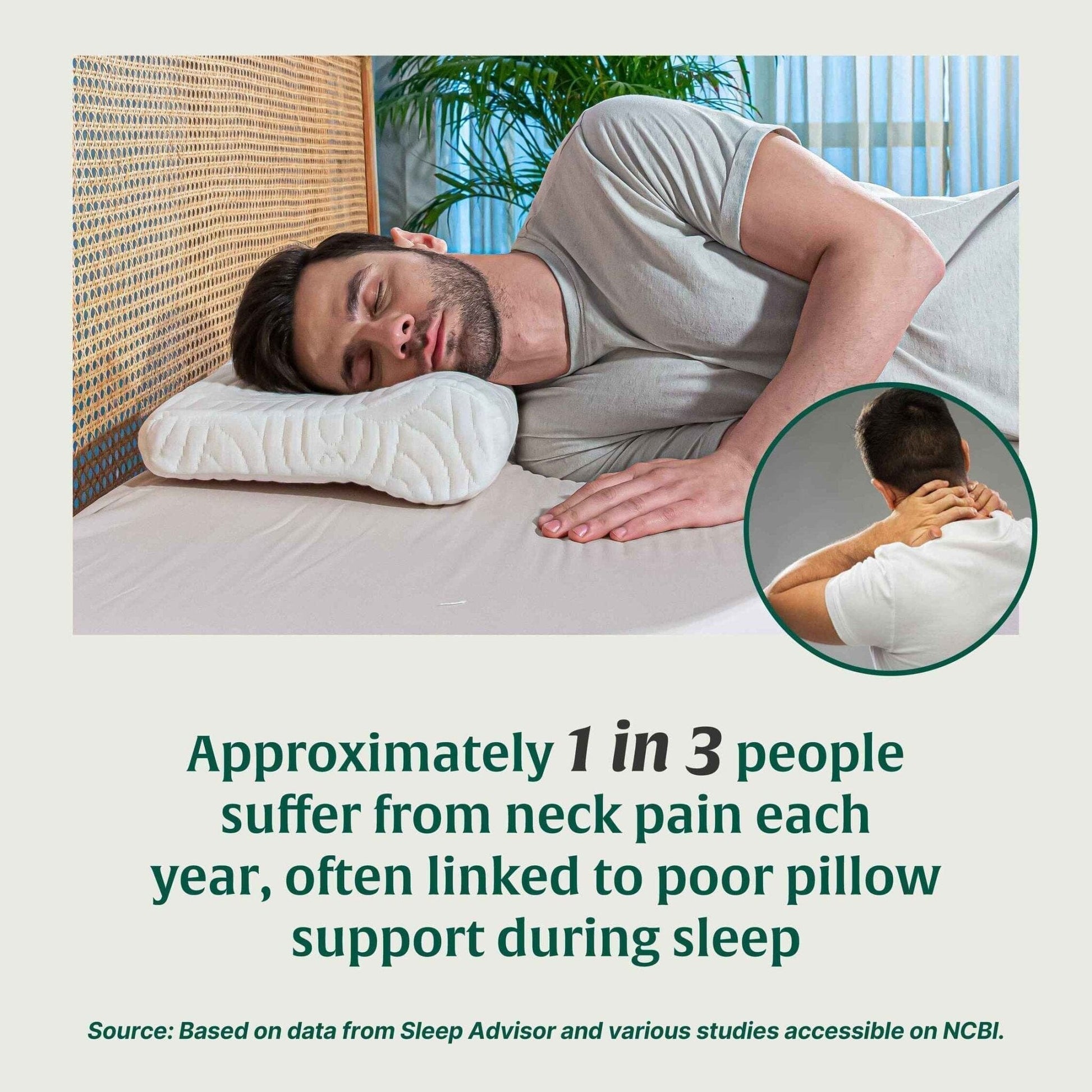 NeckFlex Dual Loft Cervical Alignment Pillow Contour Pillow The White Willow