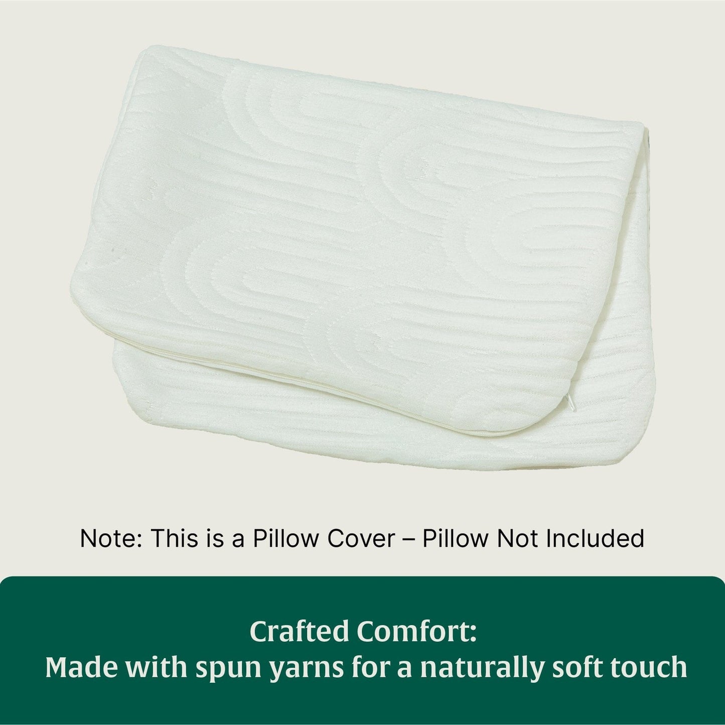 NeckFlex Dual Loft Cervical Alignment Pillow Cover Only Pillow Cover The White Willow