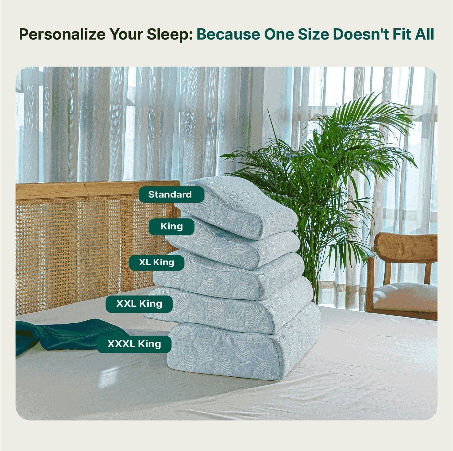Original Cervical Pillow- Memory Foam- Medium Firm Contour Pillow The White Willow