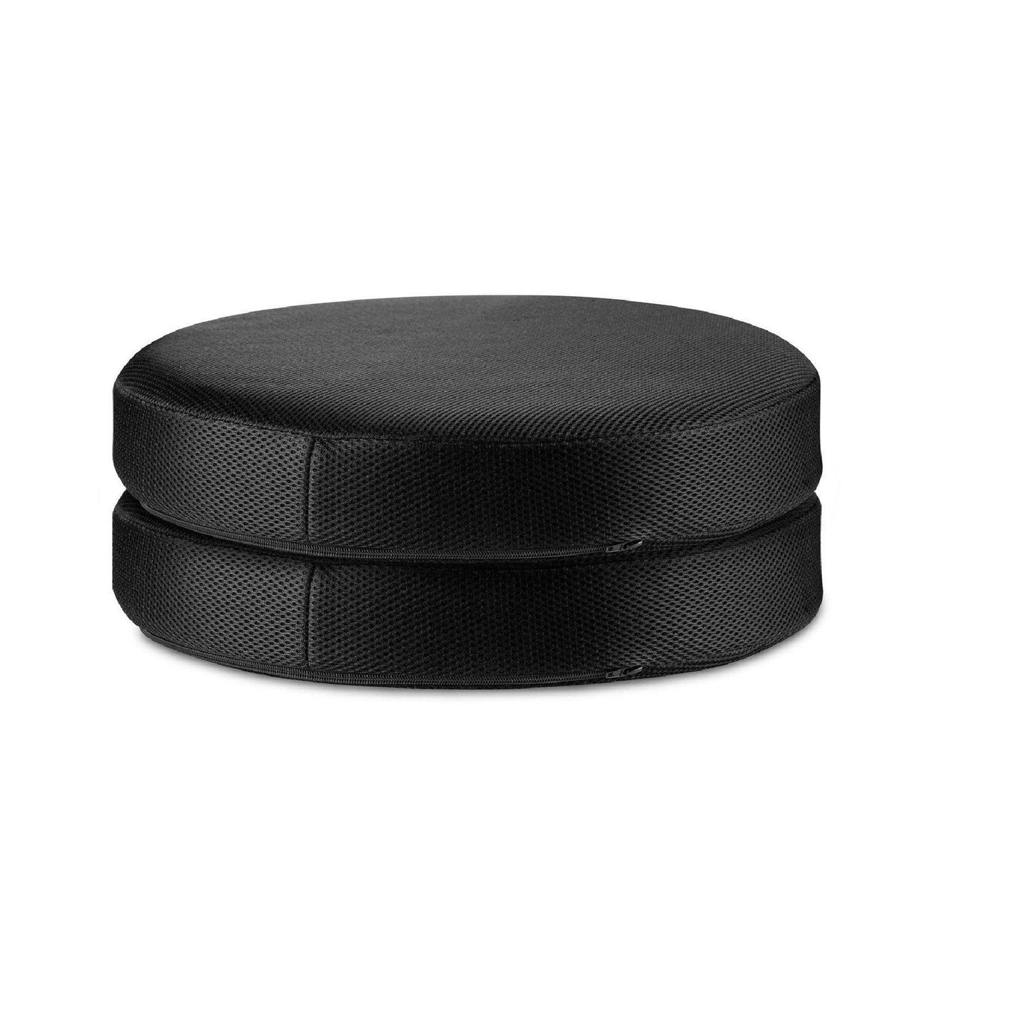 PoshRest Round Seat Pads Seat Cushion The White Willow 16 inch x 16 inch x 3 inch 2 Midnight Mesh