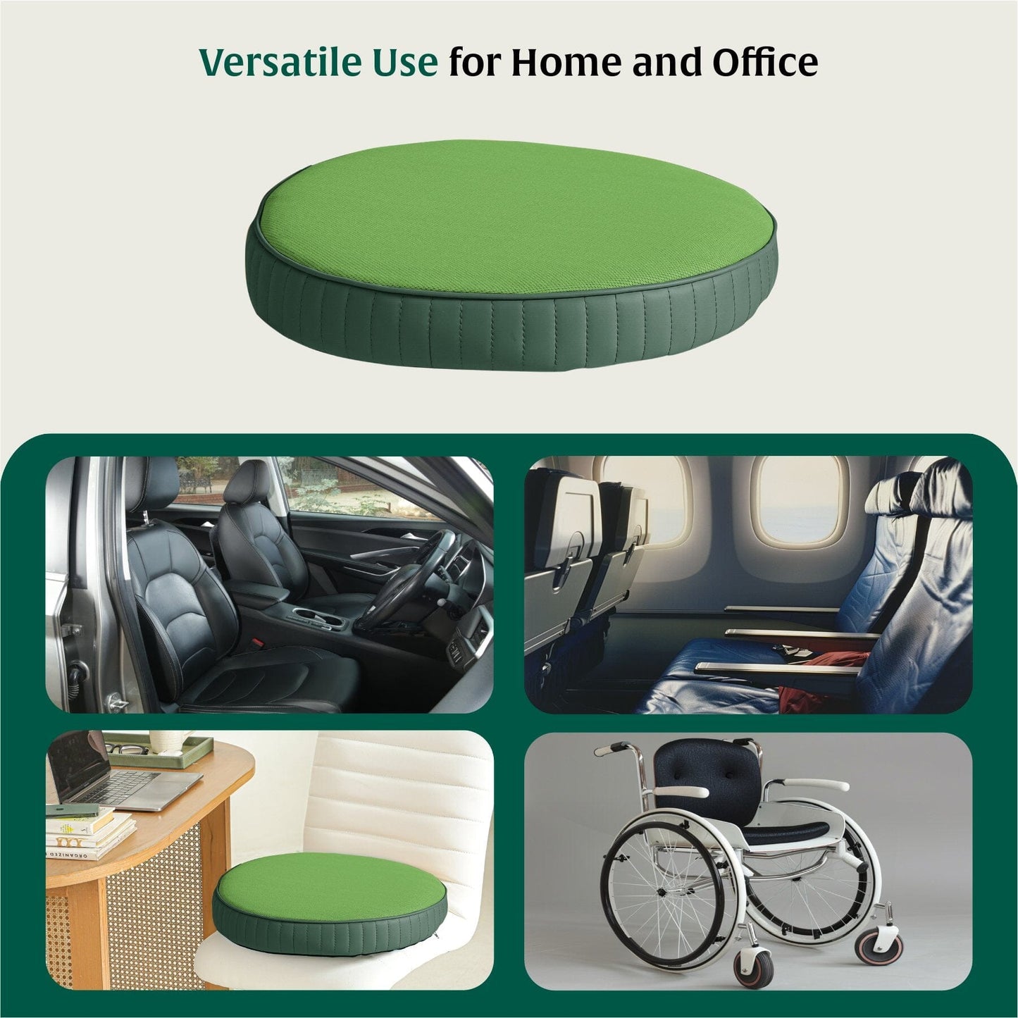 PoshRest Round Seat Pads Seat Cushion The White Willow