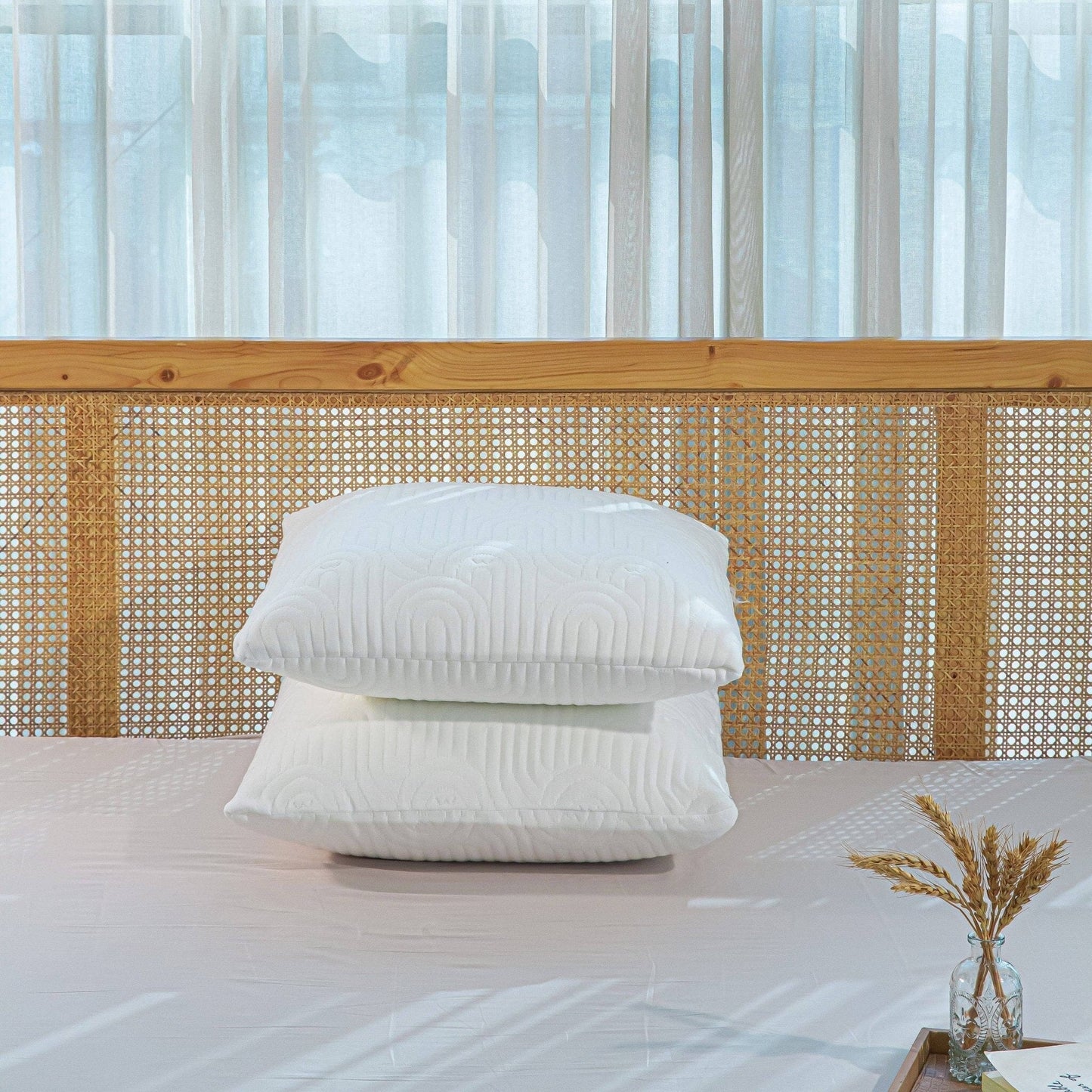 RelaxSquare Foam Cushion Bed & Sofa Cushion The White Willow 12in x 12in 1
