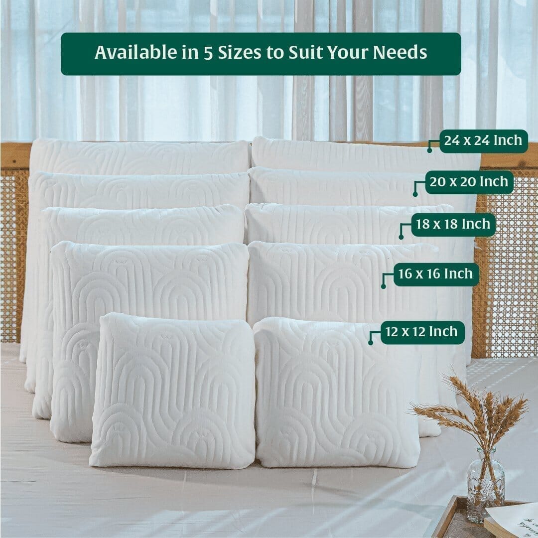 RelaxSquare Foam Cushion Bed & Sofa Cushion The White Willow
