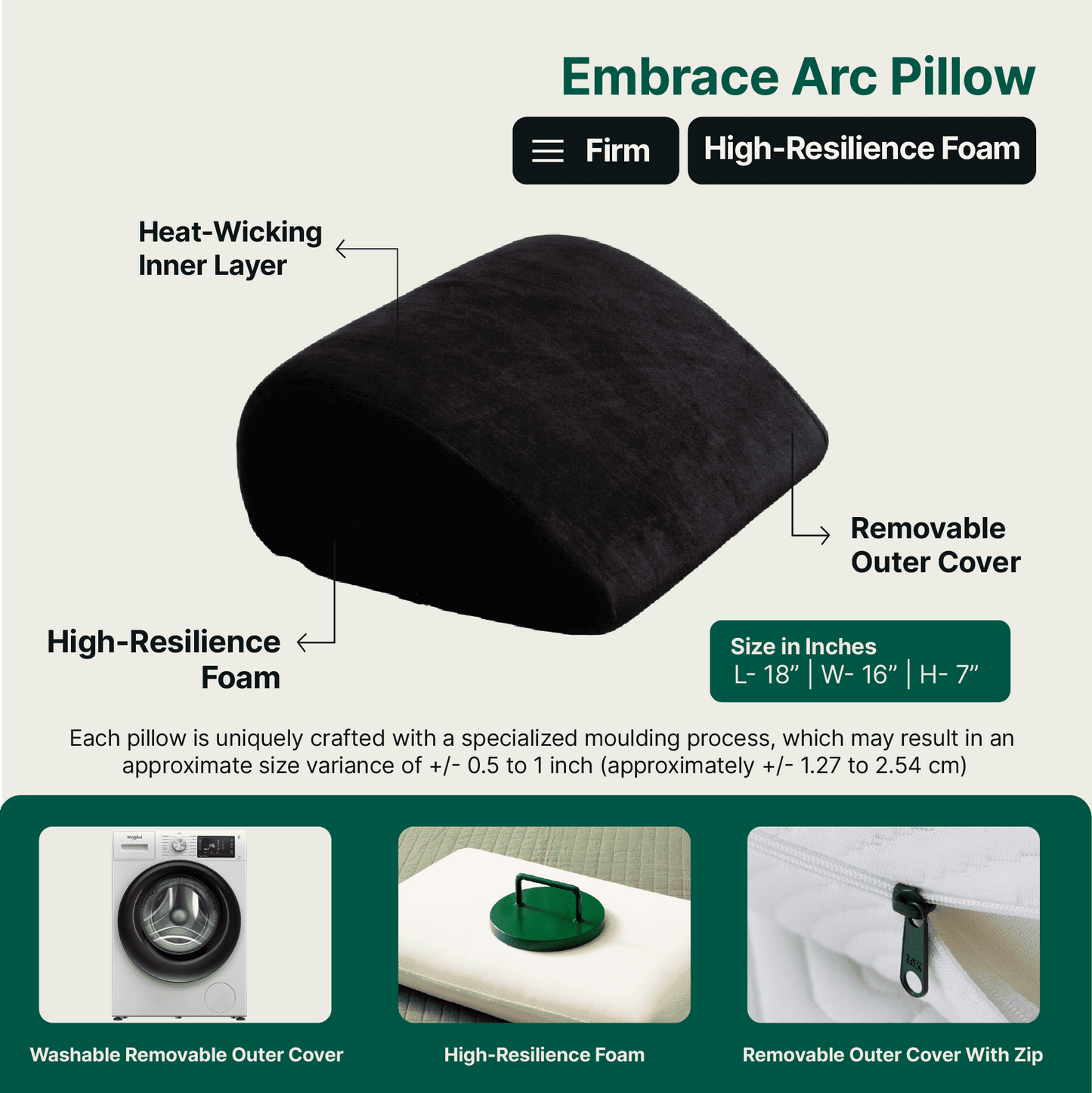 Roundabout Comfort Pillow Bed Wedge The White Willow