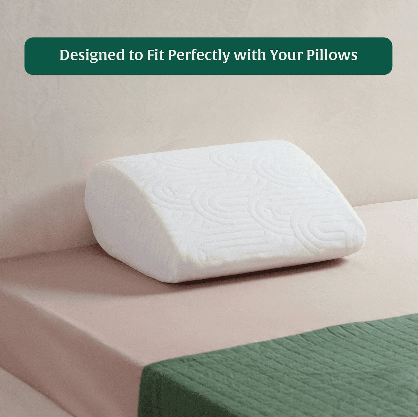 Roundabout Soft Fabric Wedge Pillow Cover With Zip Closure Case Pillow Cover The White Willow