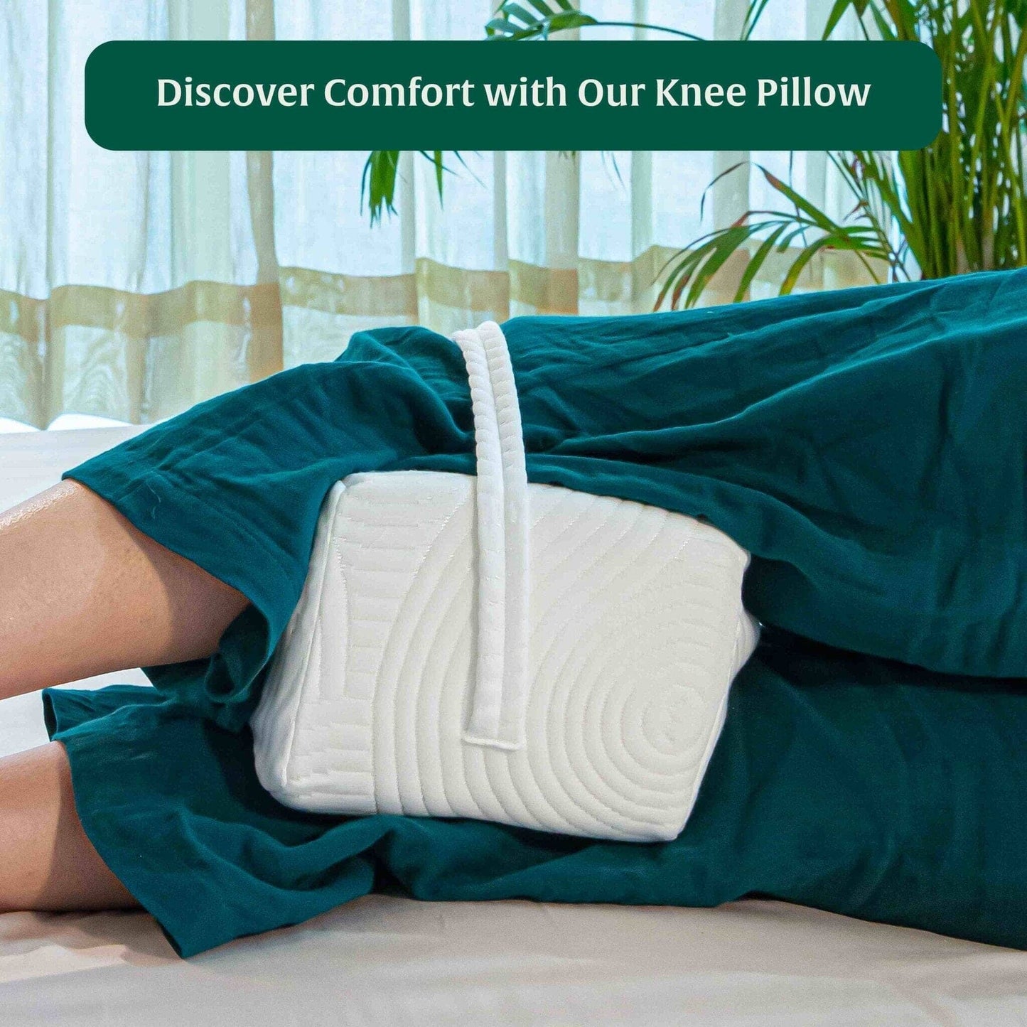 SecureComfort Knee Rest Pillow Leg Support Pillow The White Willow