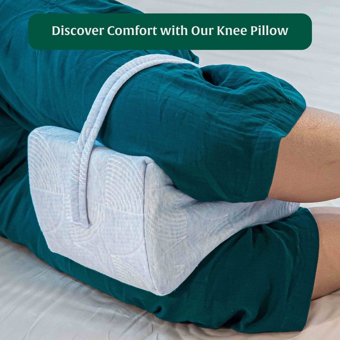SecureComfort Knee Rest Pillow Leg Support Pillow The White Willow