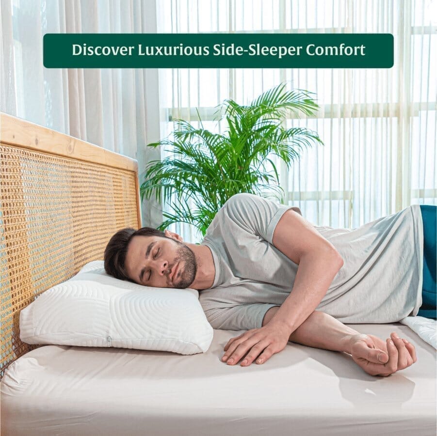 SereneSleeper Rest Easy Comfort Pillow Contour Pillow The White Willow