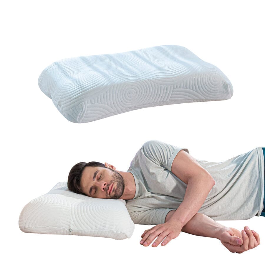 SereneSleeper Rest Easy Comfort Pillow Contour Pillow The White Willow Lunar Soft