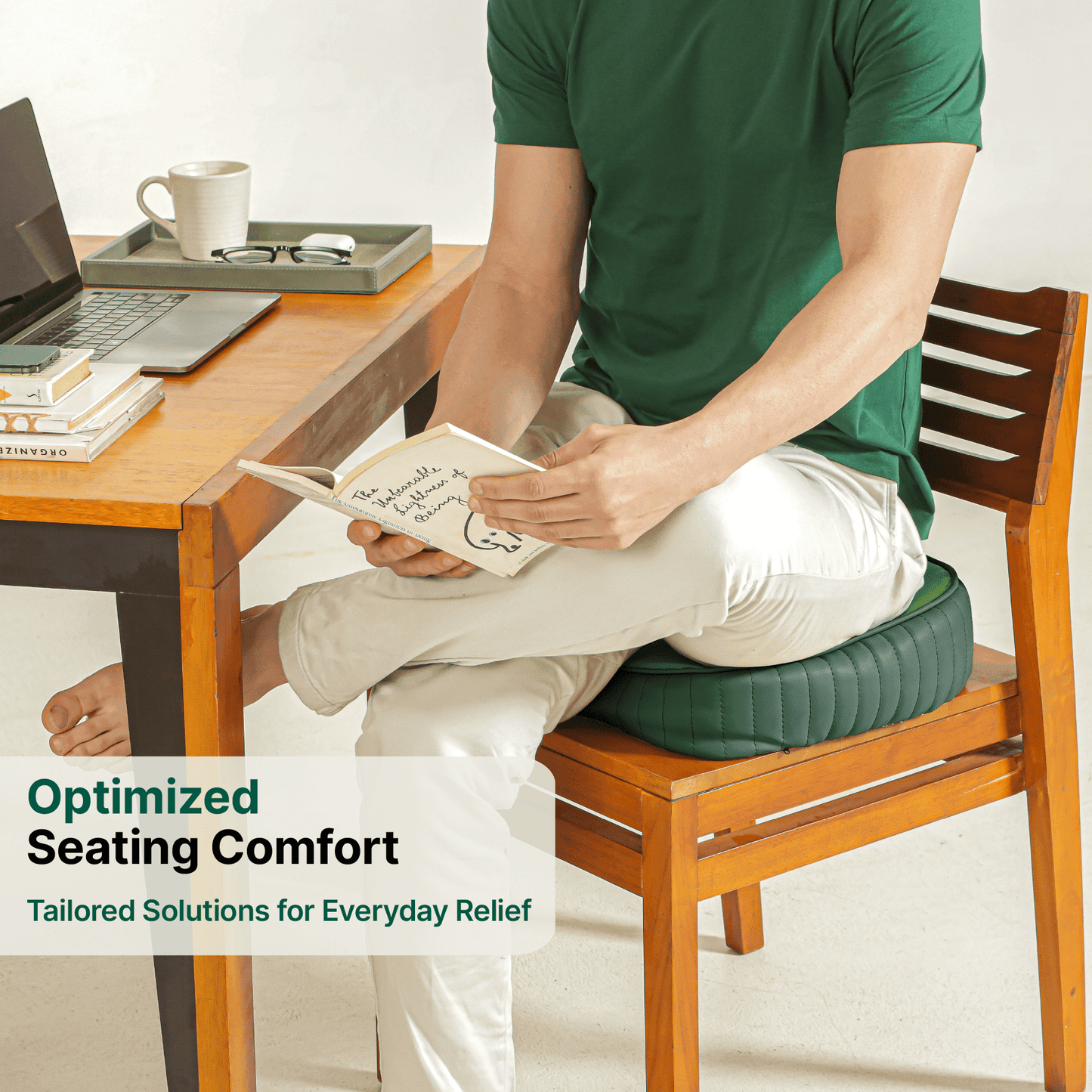 Sky - Donut Shaped Seat Cushion - Tailbone and Lumbar Support - Firm Seat Cushion The White Willow