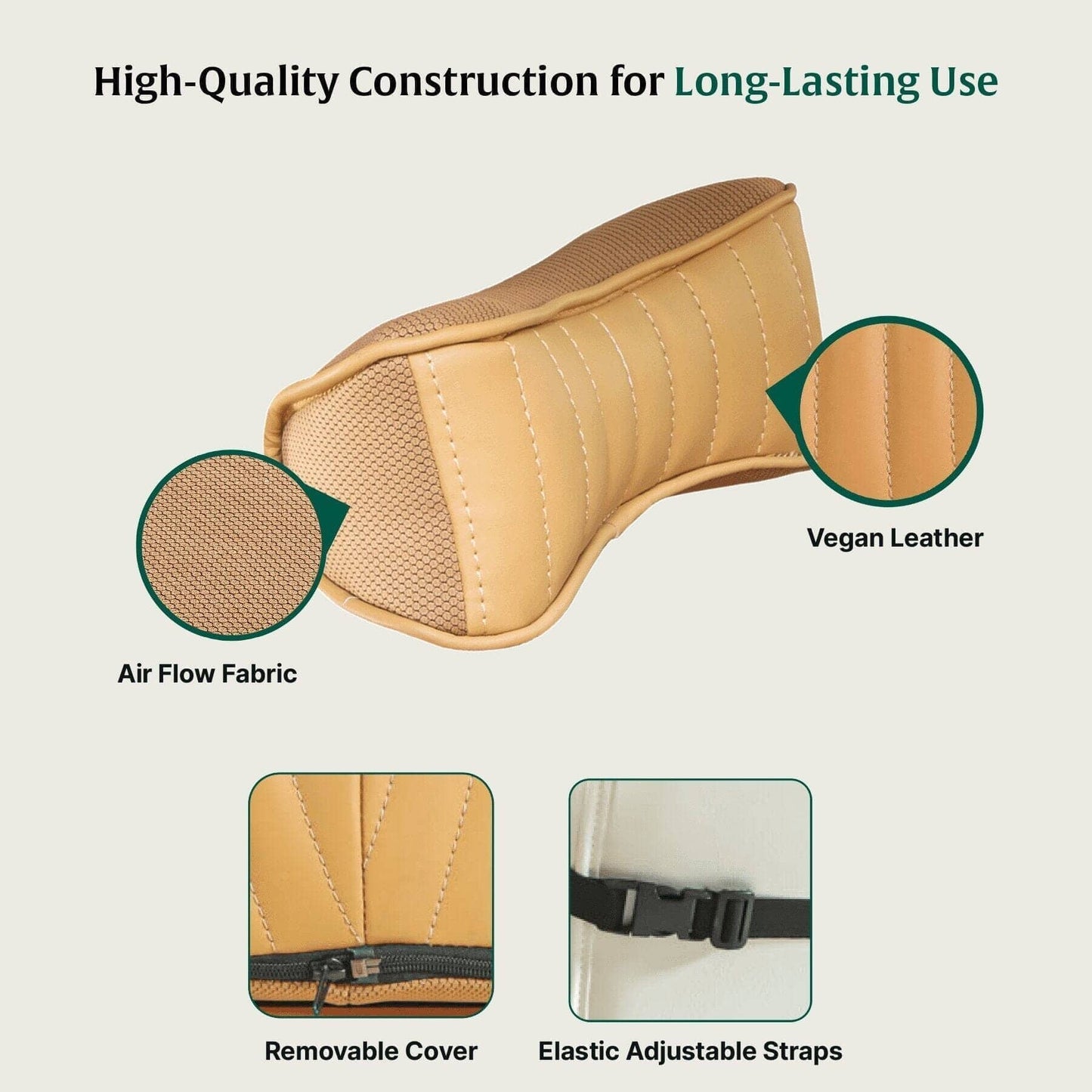 Slim Line Neckrest Travel Pillow The White Willow