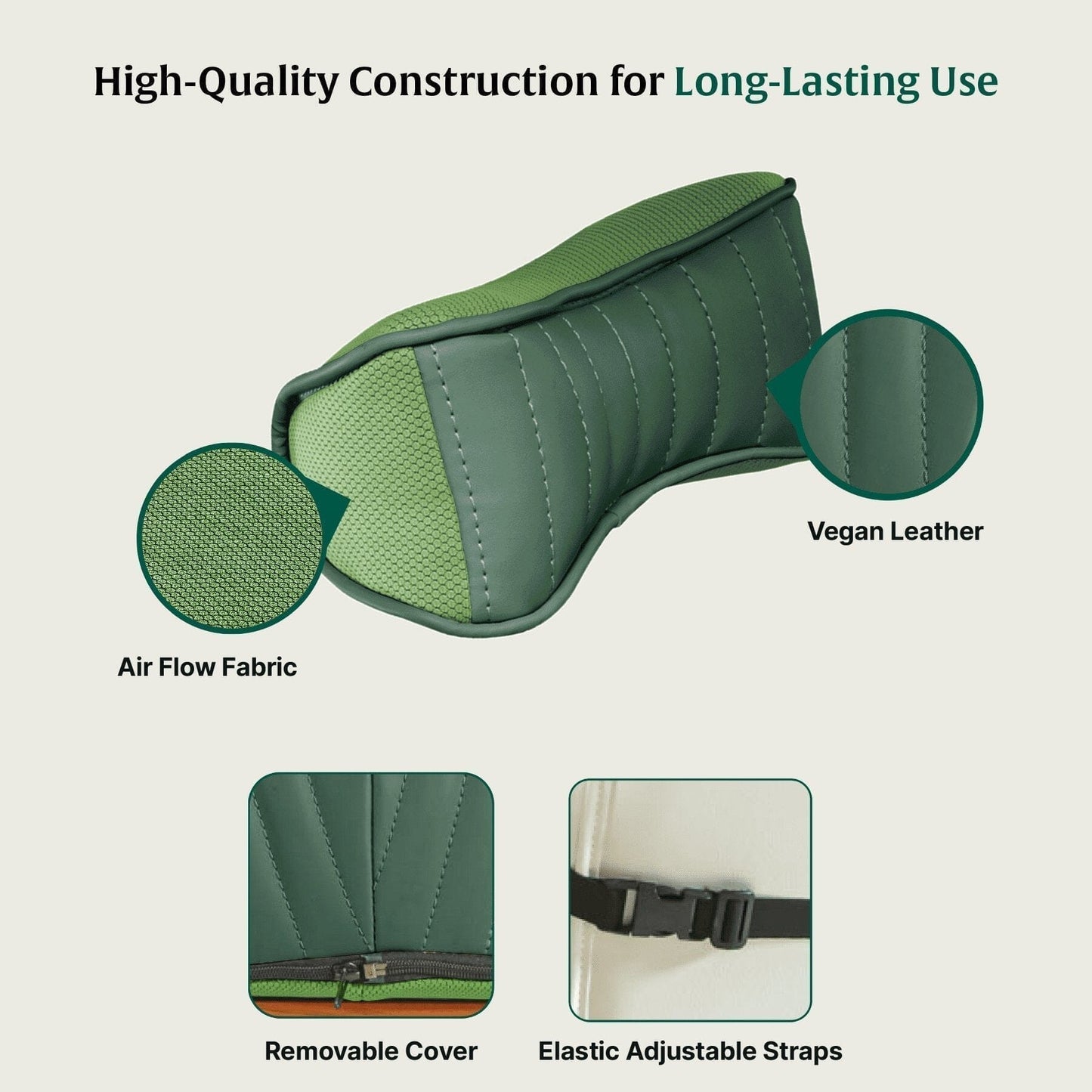 Slim Line Neckrest Travel Pillow The White Willow