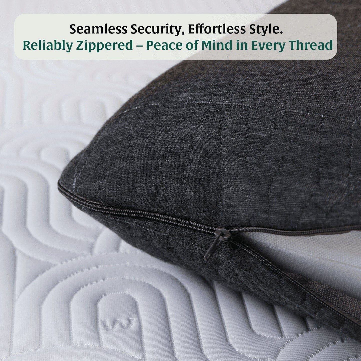 Soft Fabric Cover For Platform Wedge Cover With Zip Pillow Cover The White Willow