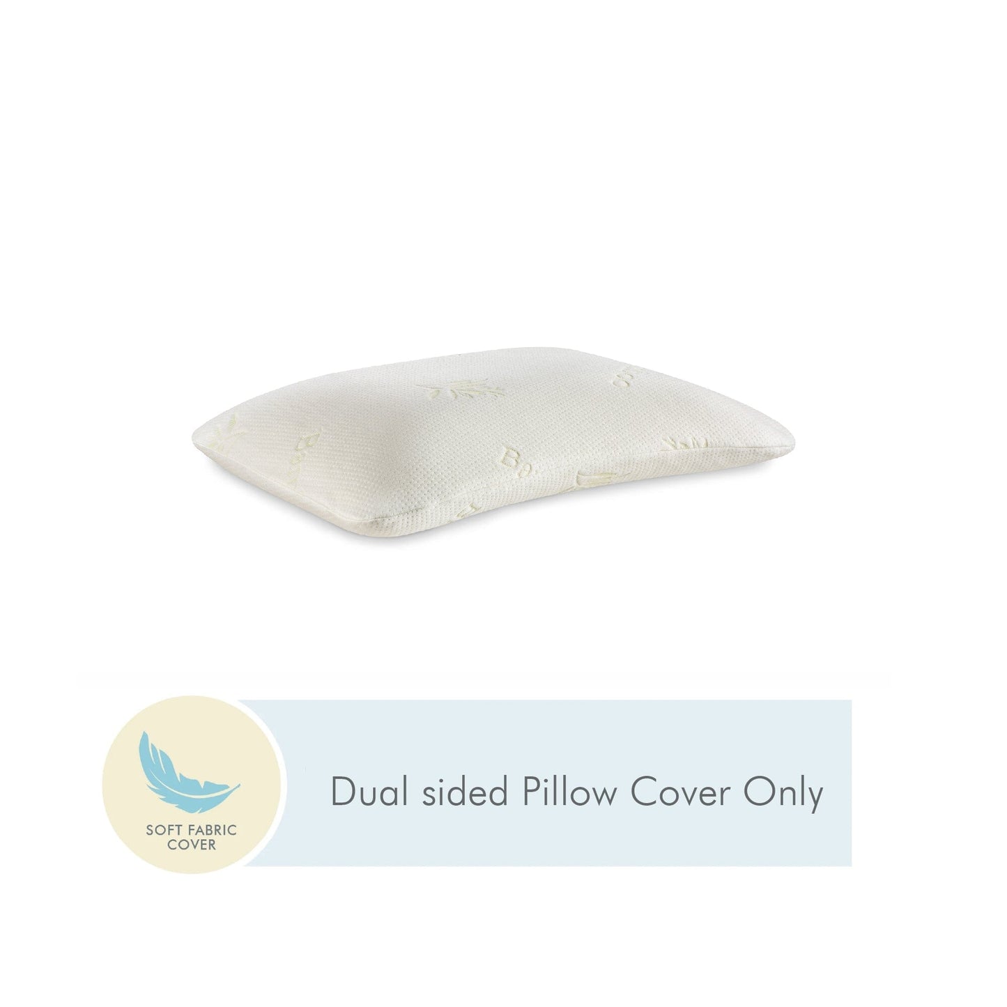 Soft Fabric Dual Sided Pillow Cover Only Pillow Cover The White Willow Green