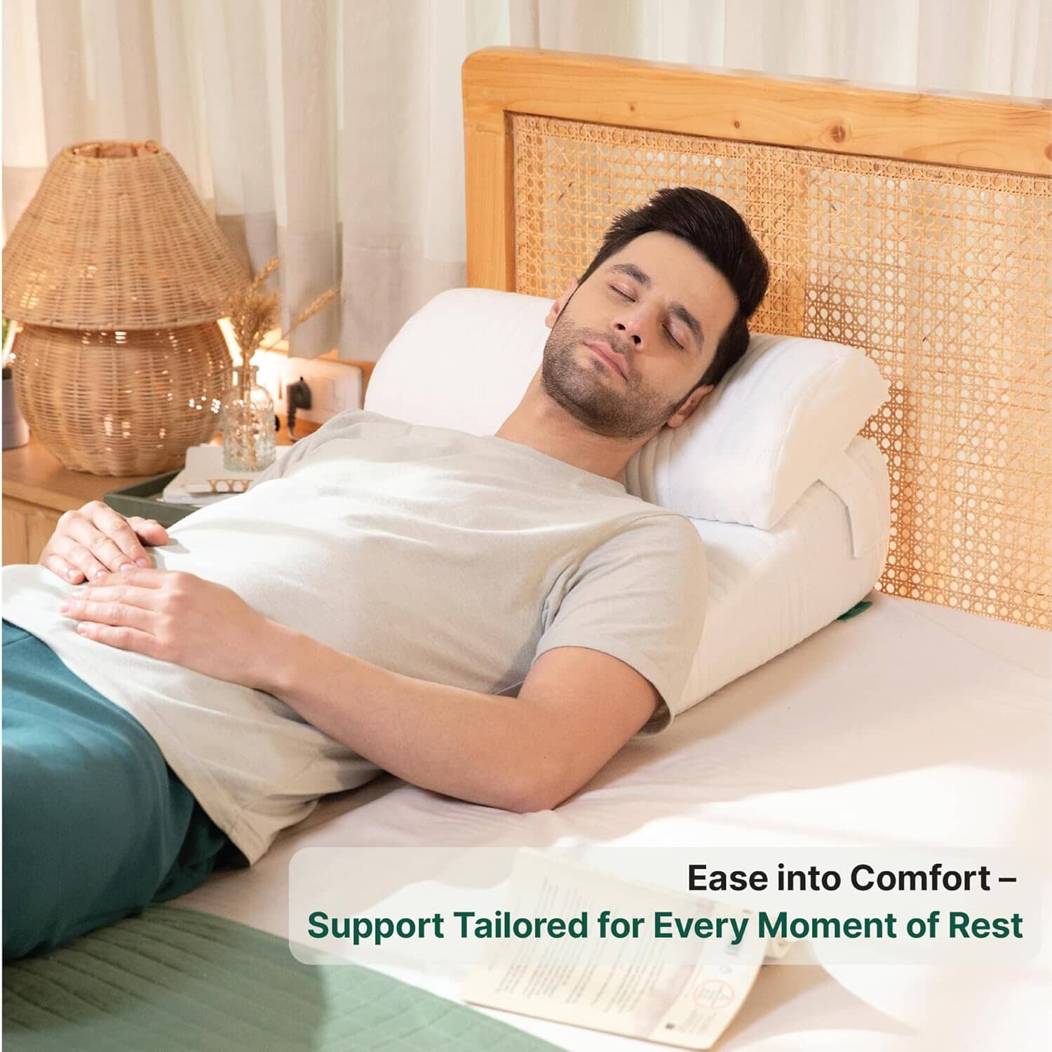 SplitComfort Single Layer Dual Wedge - Bed Wedge - The White Willow