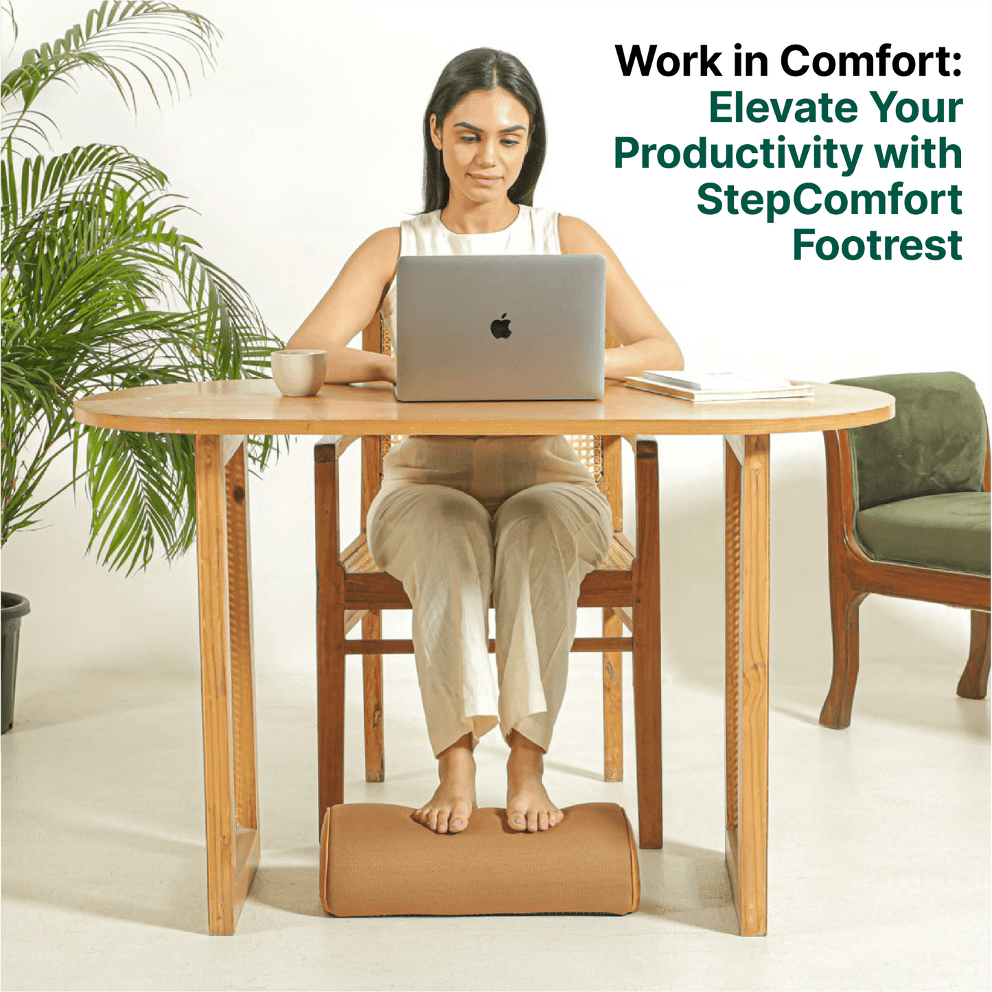 StepComfort Arch Footrest Foot Rest Cushion The White Willow