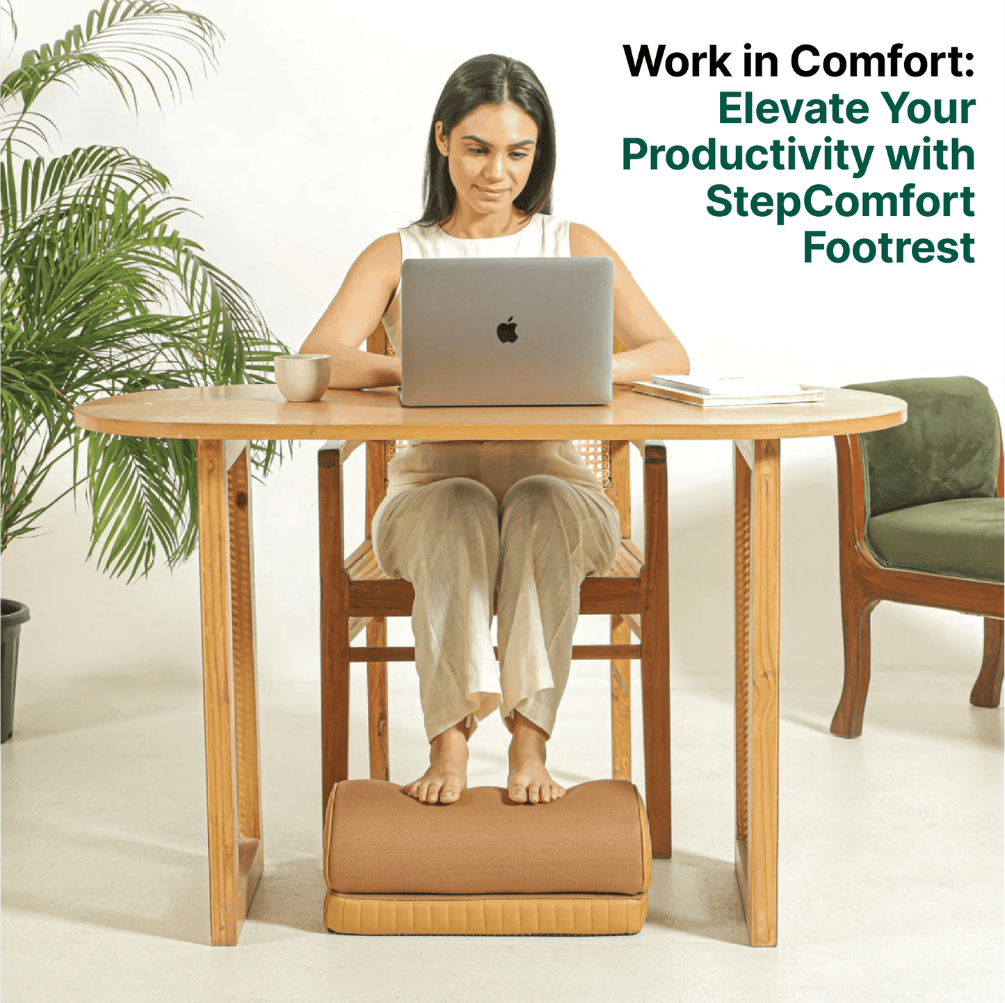 StepComfort Arch Footrest Foot Rest Cushion The White Willow