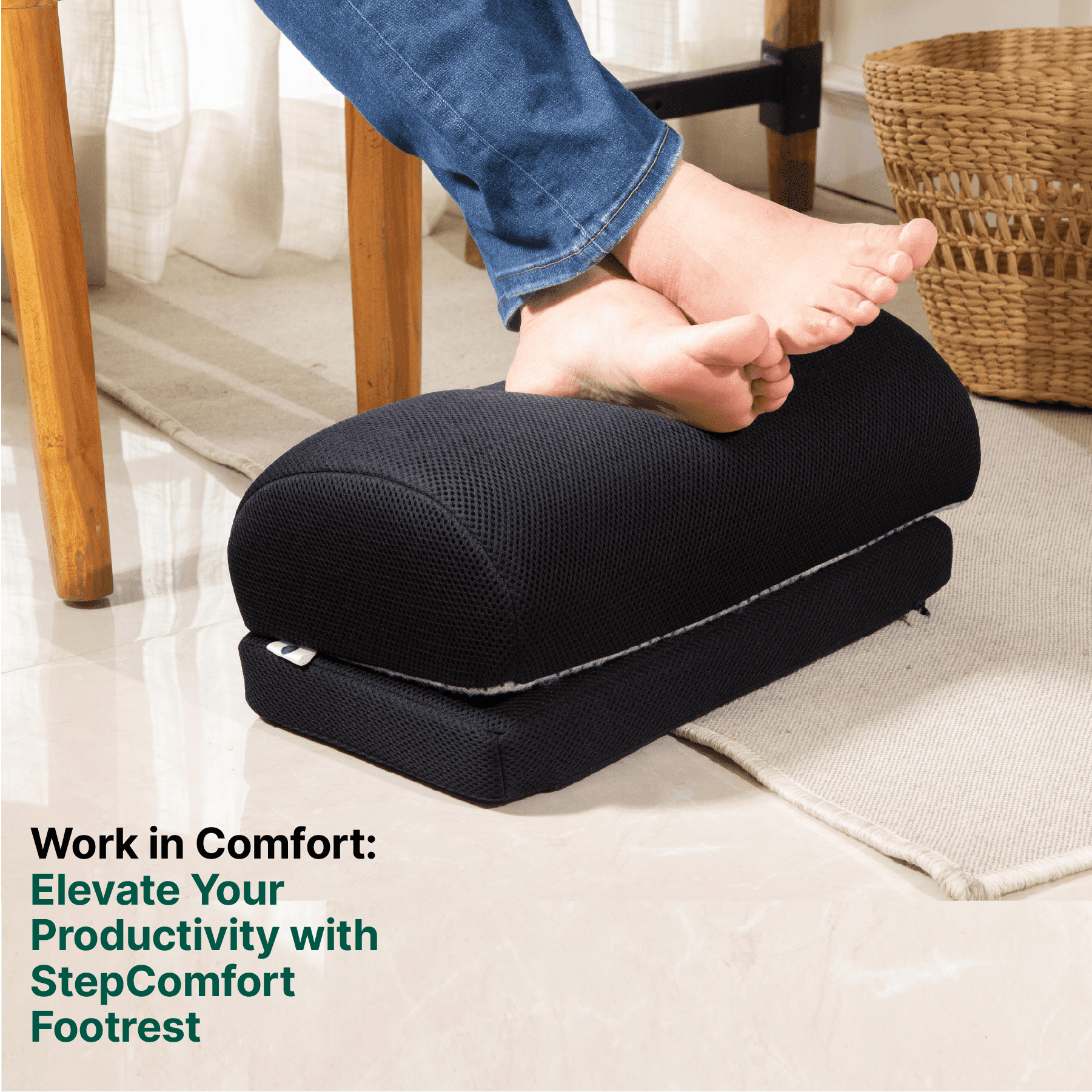 StepComfort Arch Footrest Foot Rest Cushion The White Willow