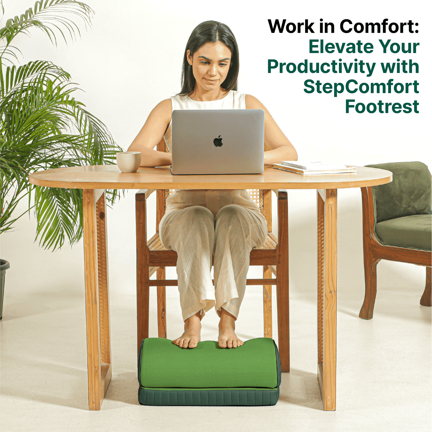 StepComfort Arch Footrest Foot Rest Cushion The White Willow