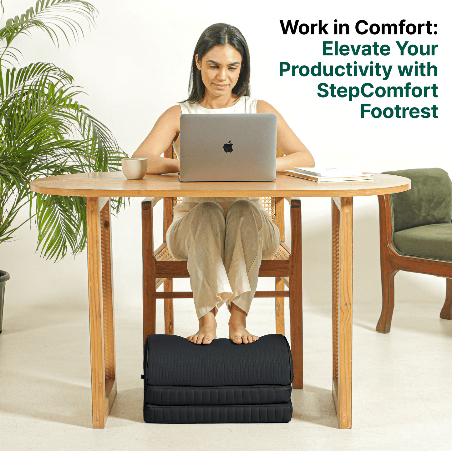 StepComfort Arch Footrest Foot Rest Cushion The White Willow