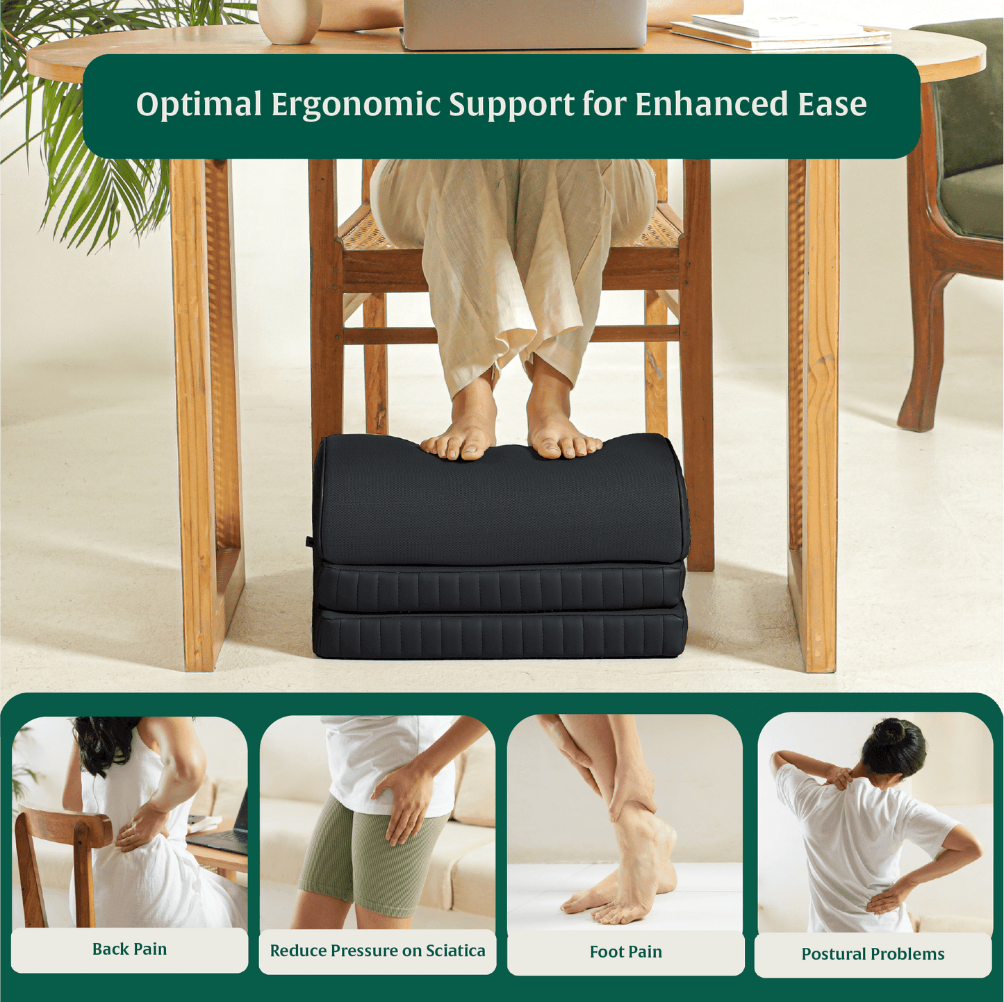 StepComfort Arch Footrest Foot Rest Cushion The White Willow