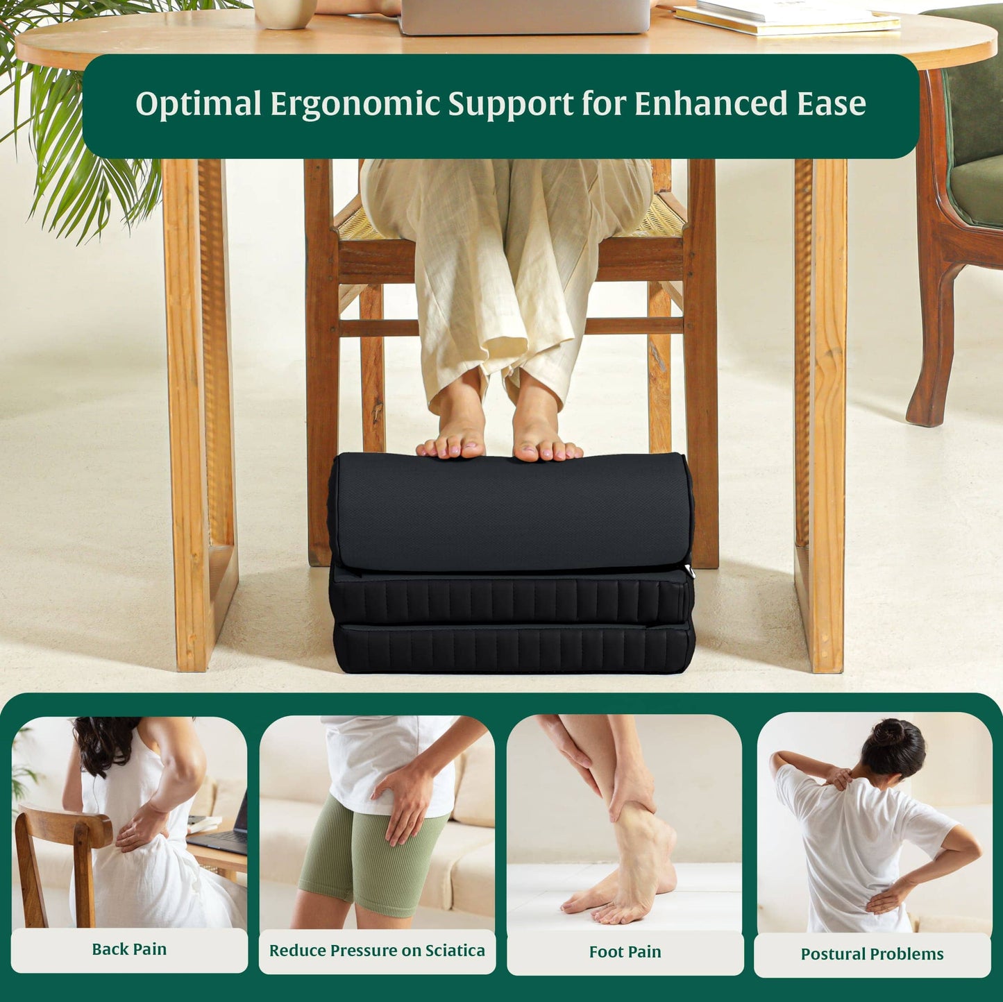 StepComfort Curve Footrest Foot Rest Cushion The White Willow