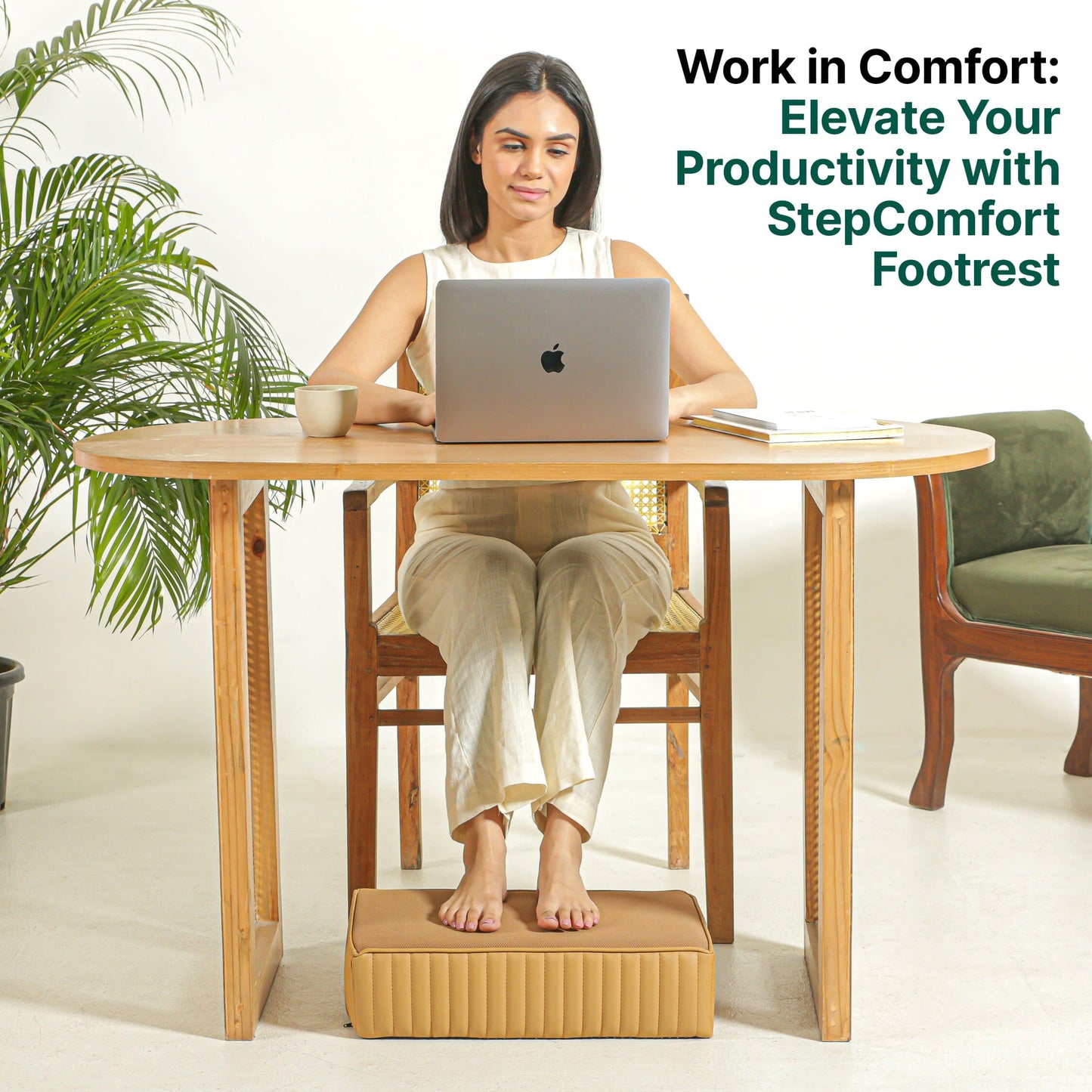 StepComfort Platform Footrest Foot Rest Cushion The White Willow
