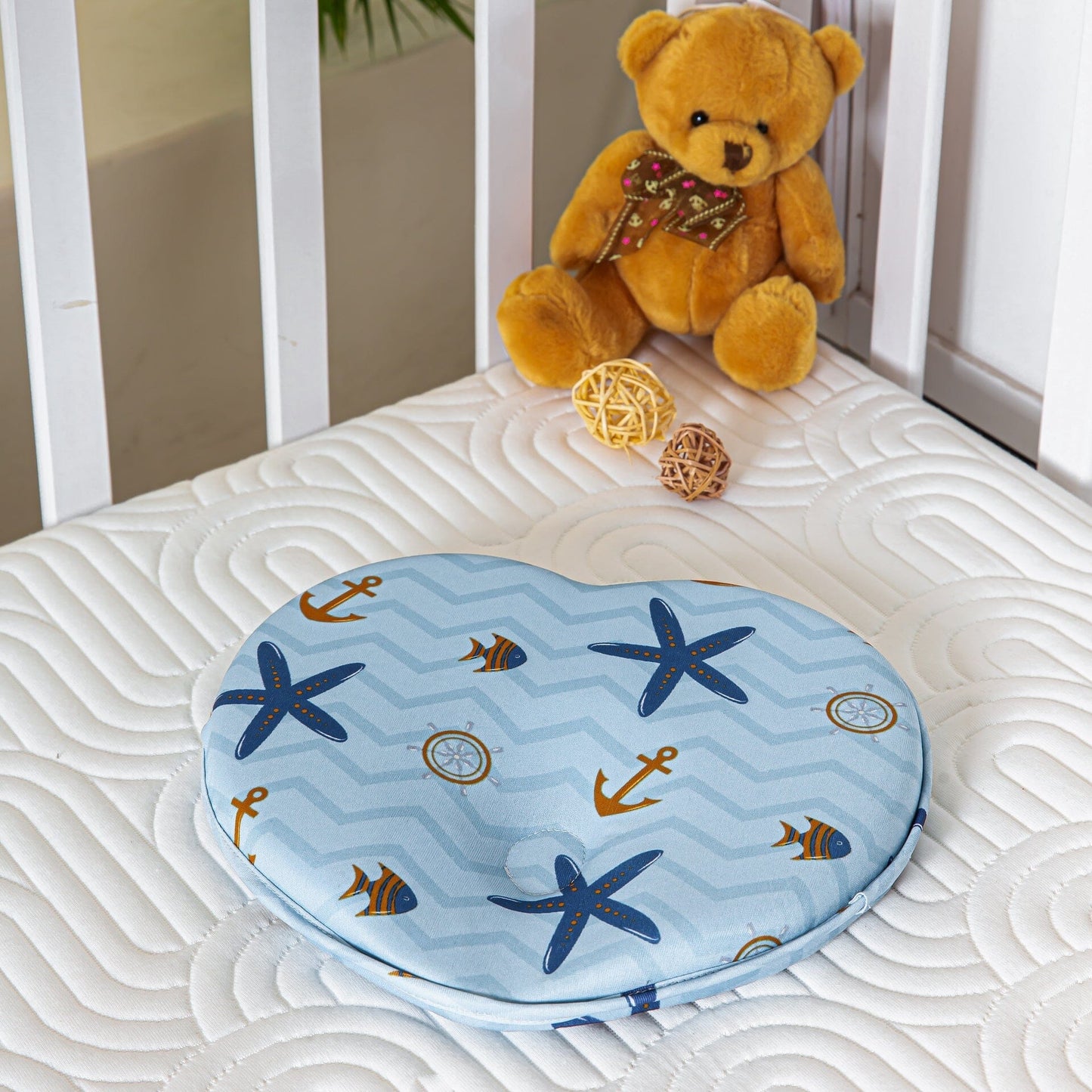 Sweetheart Baby Pillow Baby-0-12 Months-Pillow The White Willow Blue