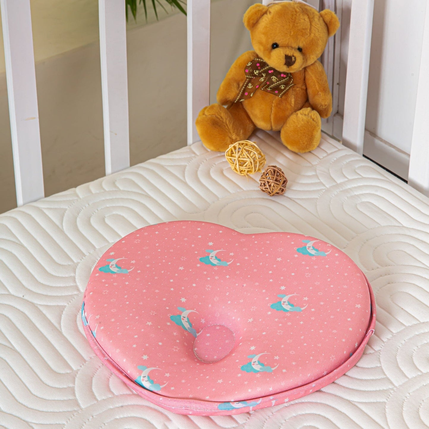 Sweetheart Baby Pillow Baby-0-12 Months-Pillow The White Willow Pink