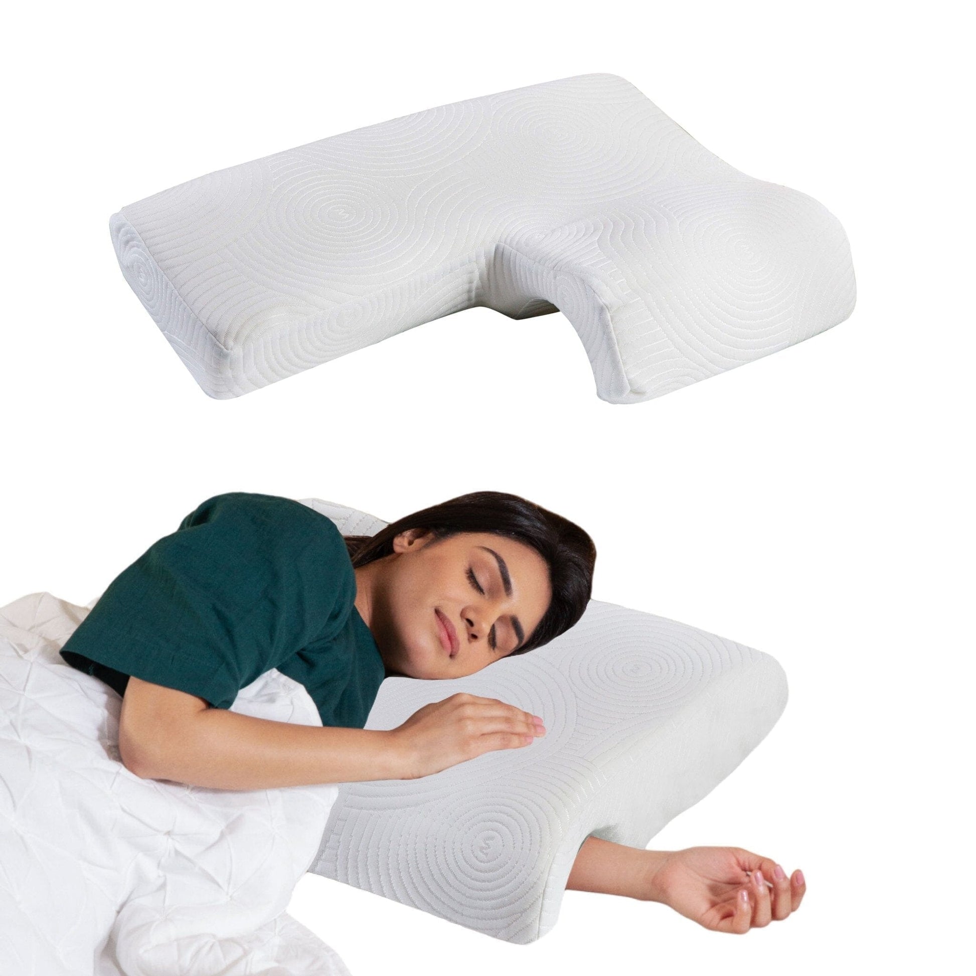 TogetherRest Hug Pillow Speciality Pillow The White Willow Left Side Lunar Soft