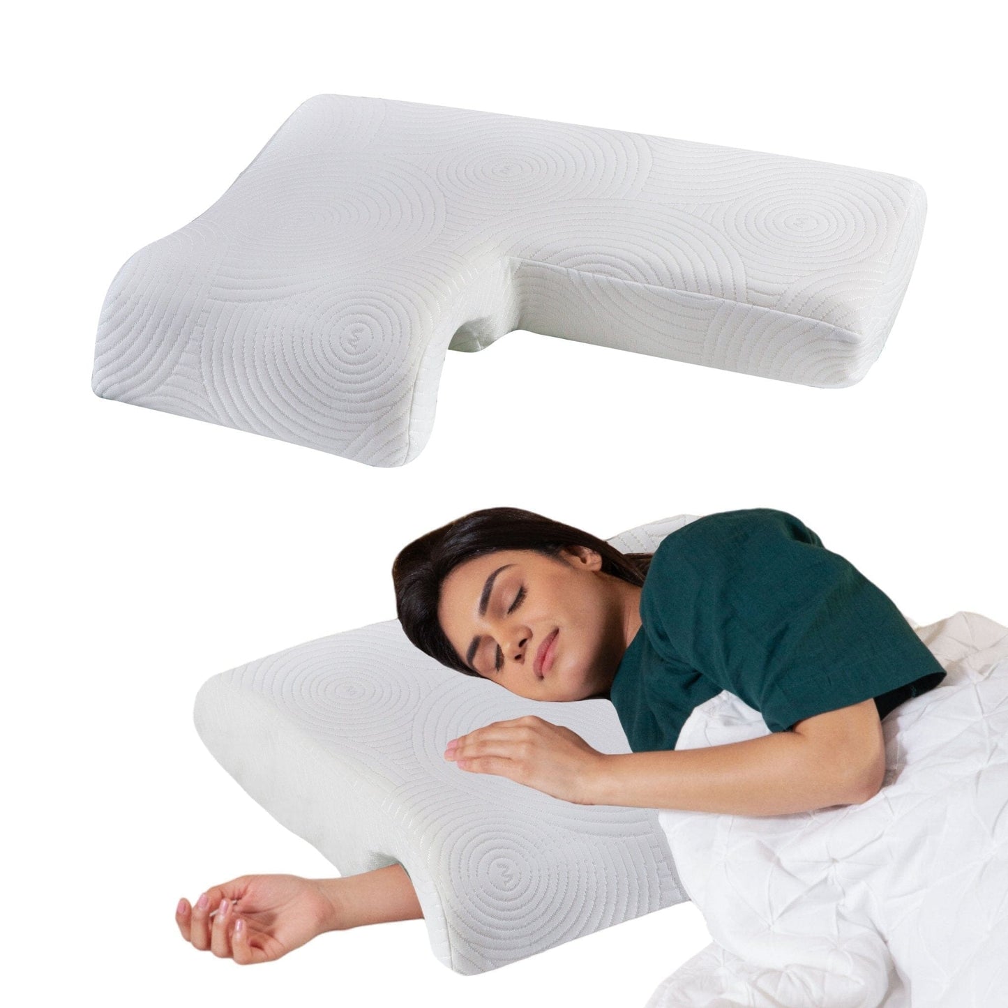 TogetherRest Hug Pillow Speciality Pillow The White Willow Right Side Lunar Soft