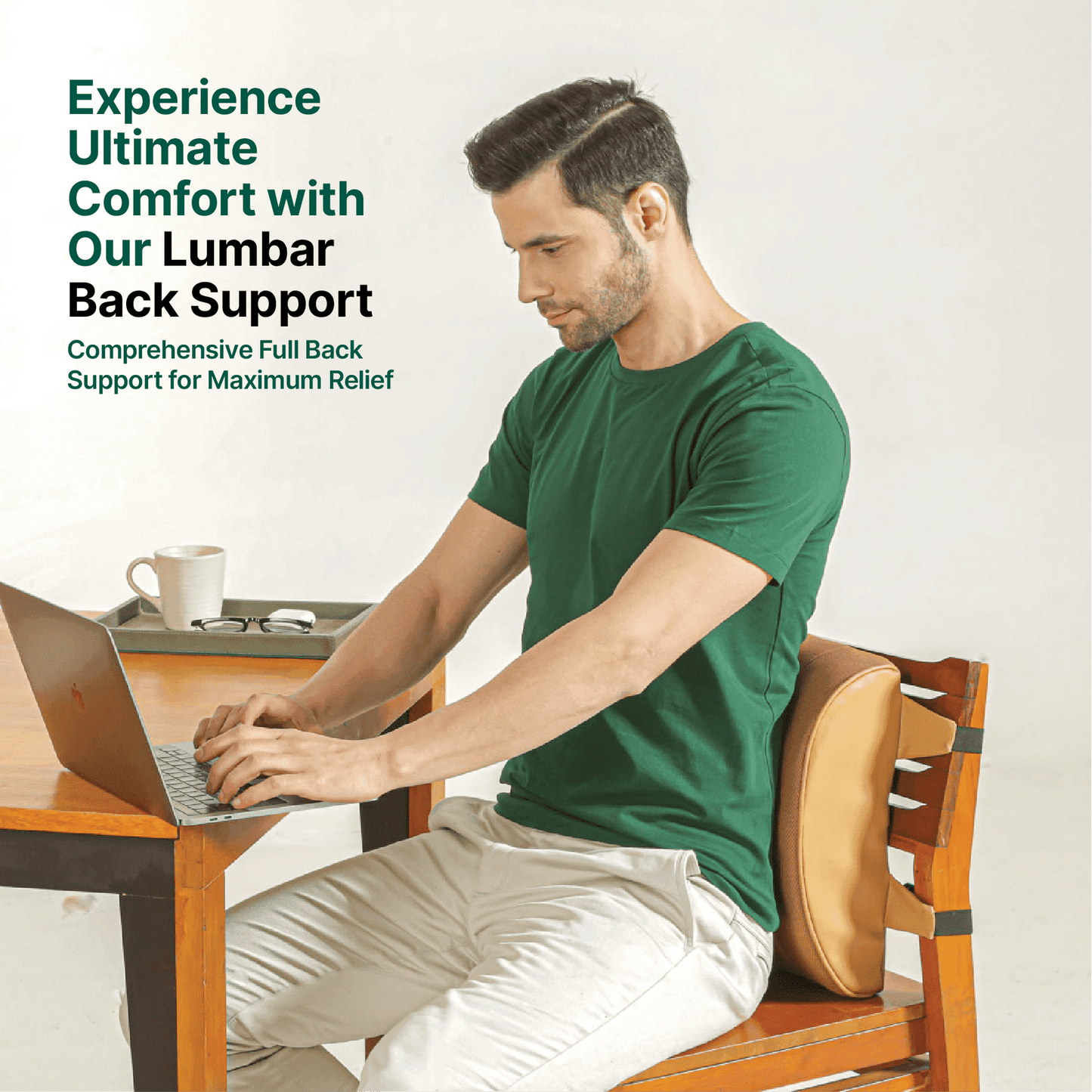 TotalSupport Full Back Pillow Lumbar Back Support The White Willow