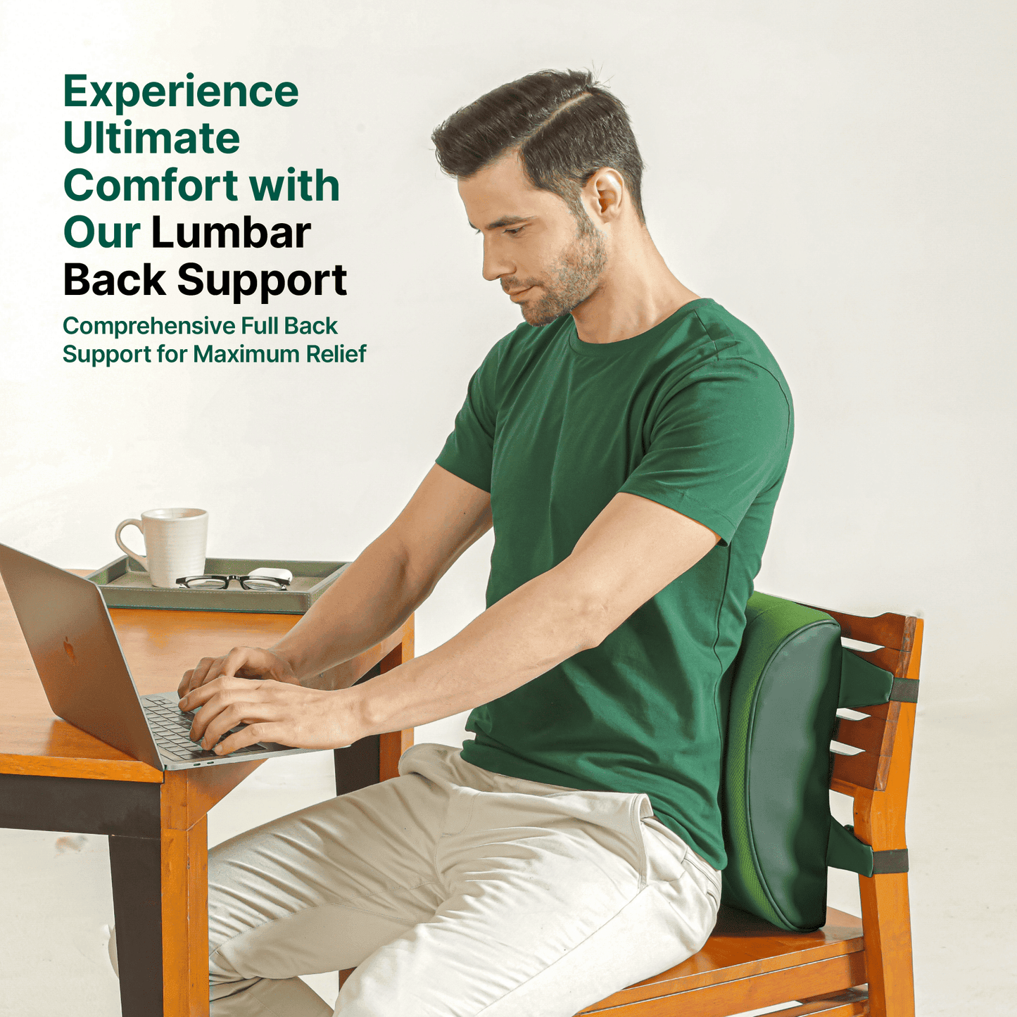 TotalSupport Full Back Pillow Lumbar Back Support The White Willow