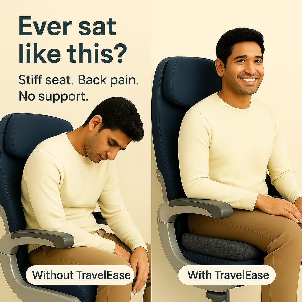 TravelEase Travel Seat Cushion - The White Willow