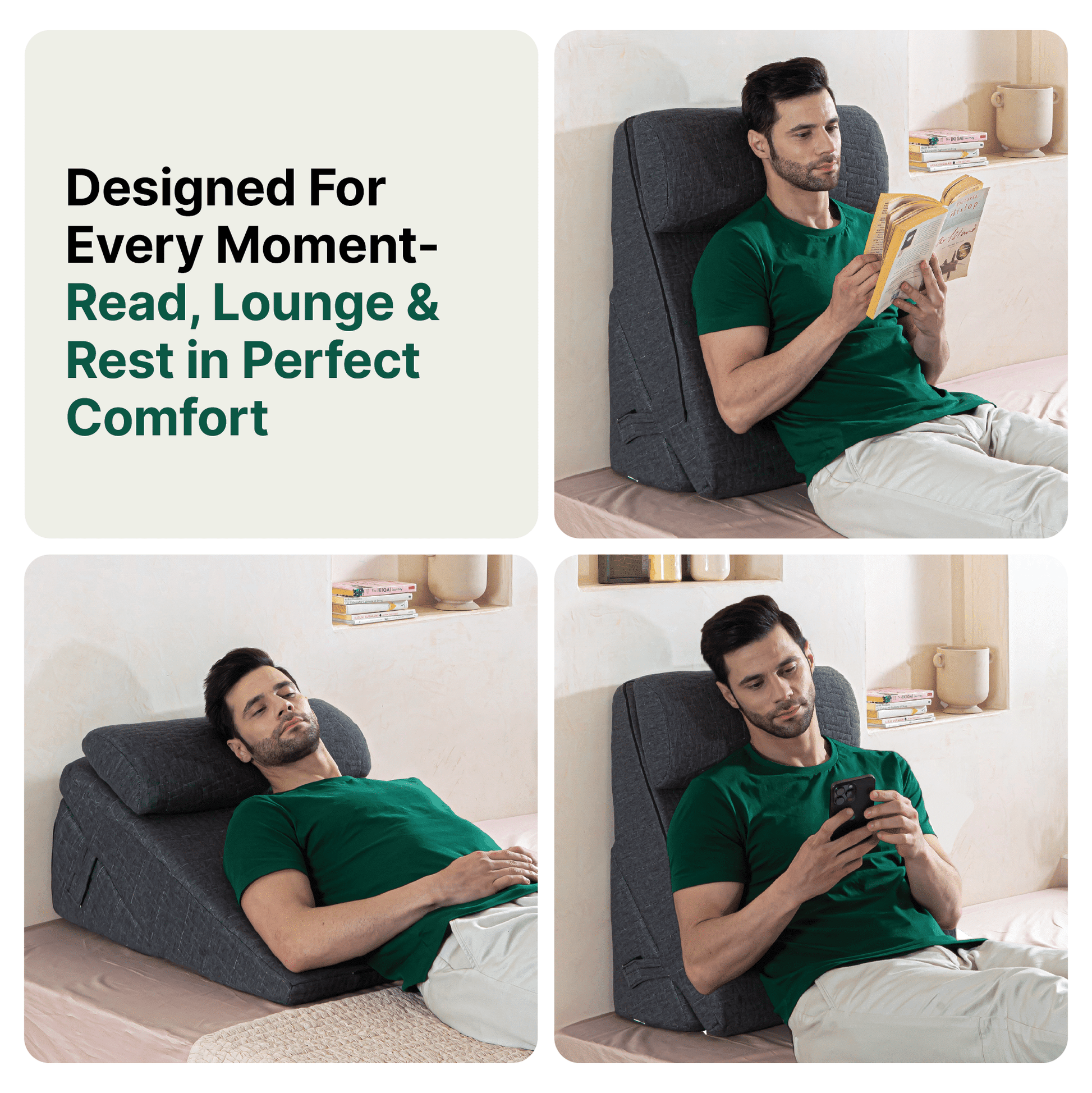 TriAdjust Comfort Plus Bed Wedge Pillow Bed Wedge The White Willow