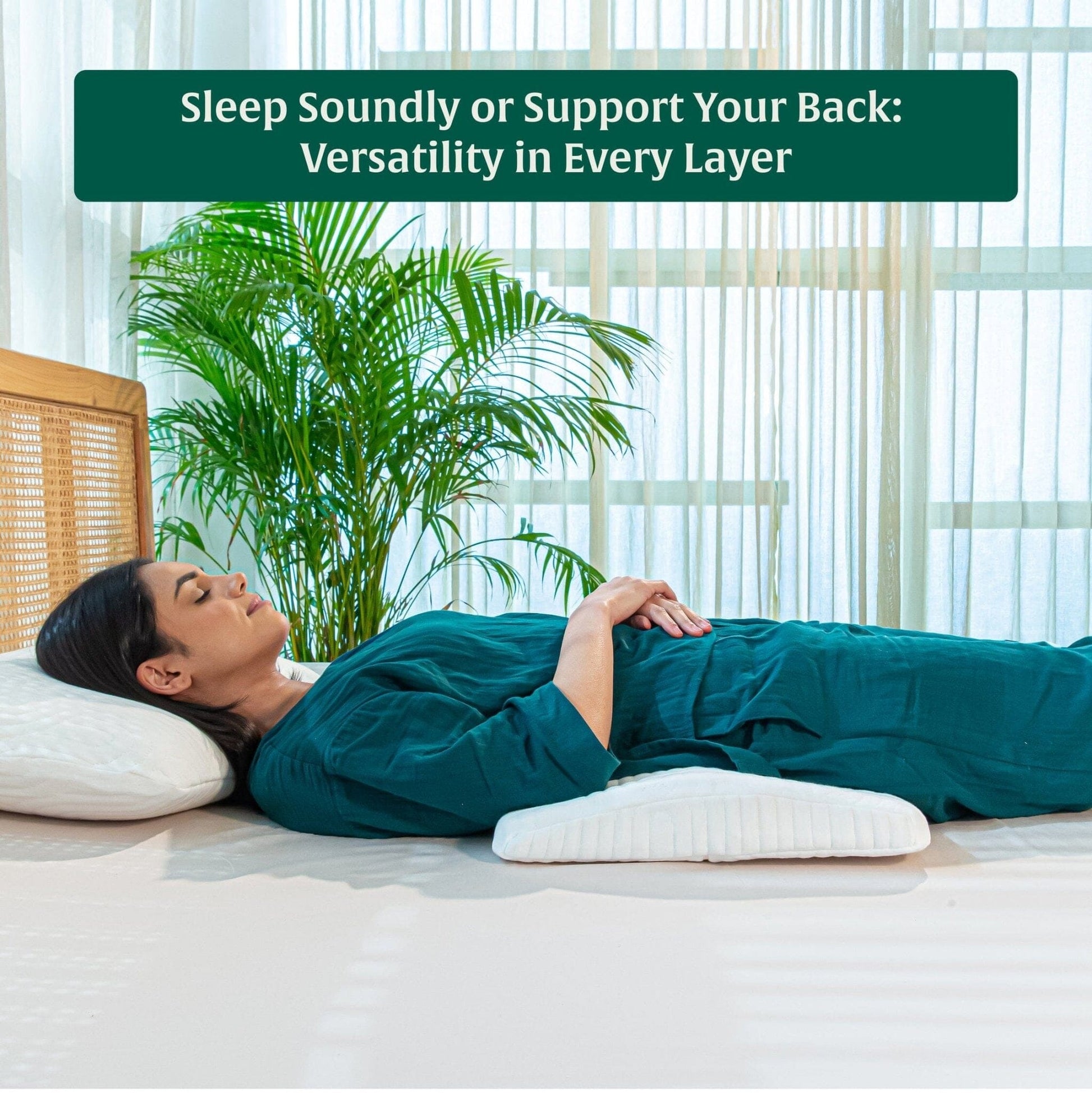 Triple Layer Adjustable Comfort Pillow Regular Pillow The White Willow