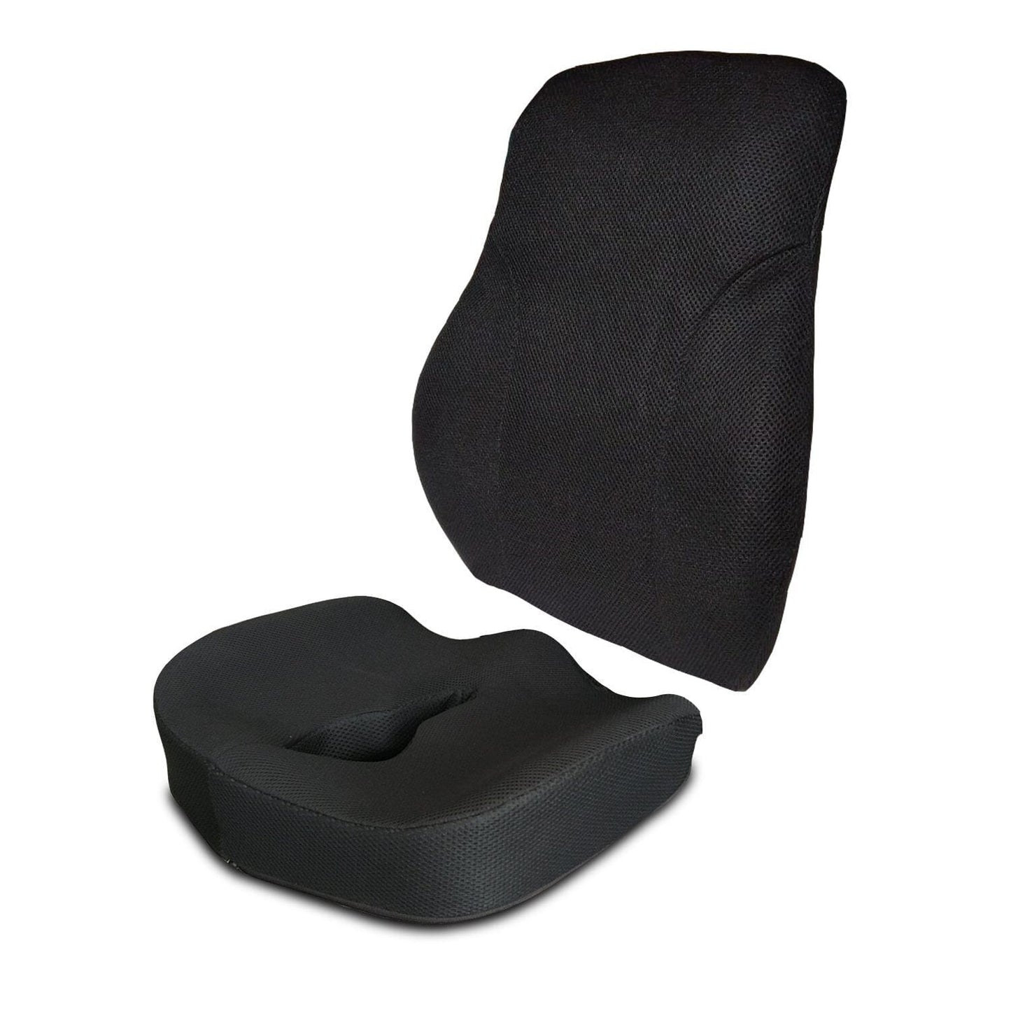 Victor - Work From Home Combo - Lumbar Backrest & Coccyx Tailbone Seat Cushion - Medium Firm Combo-Back-Seat The White Willow