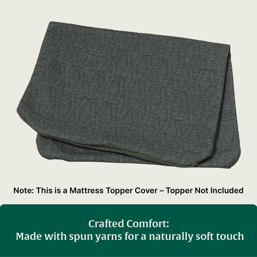 WhisperSleep Mattress Topper Cover Only The White Willow
