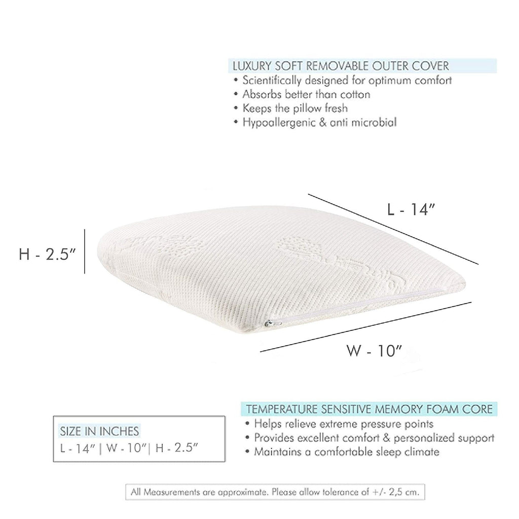 Felicity - Work From Home Combo - Slim Lumbar Back Seat Cushion & Indoor Square Seat Cushion - 16" x 16" - Medium Firm - The White Willow