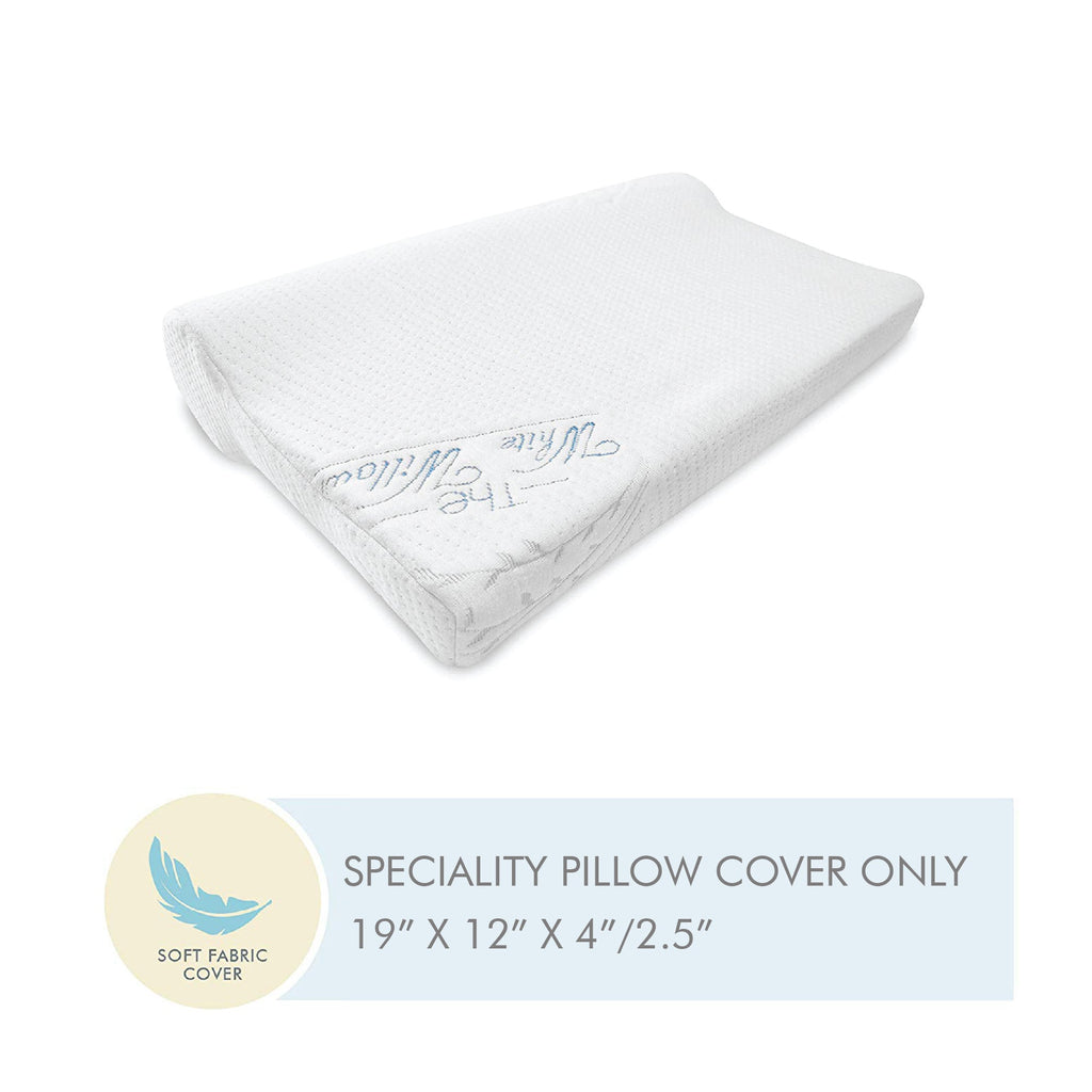 Neck Support Pillow - Contour Profile - Cover Only - The White Willow