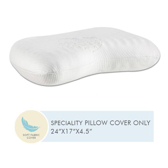 Soft Fabric Specialty Pillow Cover - (24” x 17” x 4.5”) (only Pillow Case) - The White Willow