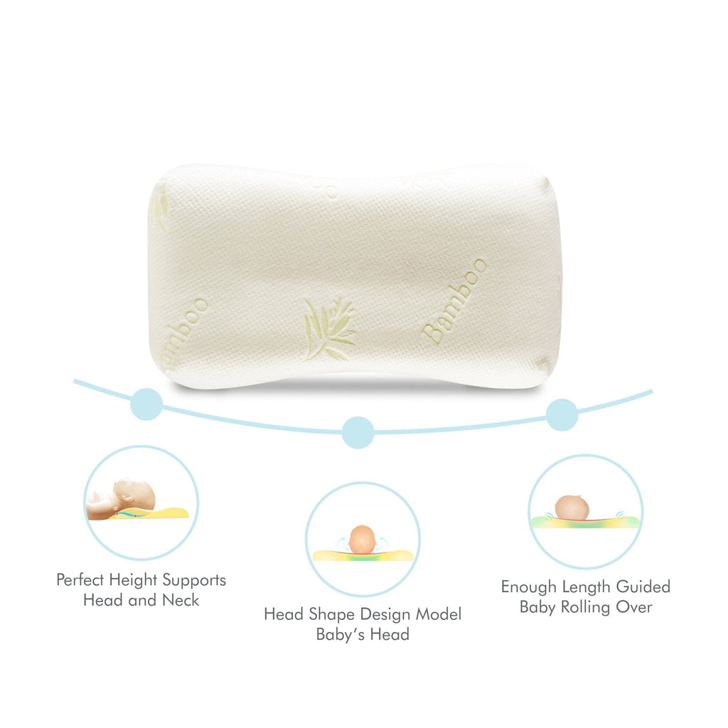 Venus - Memory Foam Kids Soft Bed Pillow For Sleeping - Soft Maternity & Kids The White Willow 