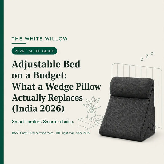 Adjustable Bed on a Budget: What a Wedge Pillow Actually Replaces
