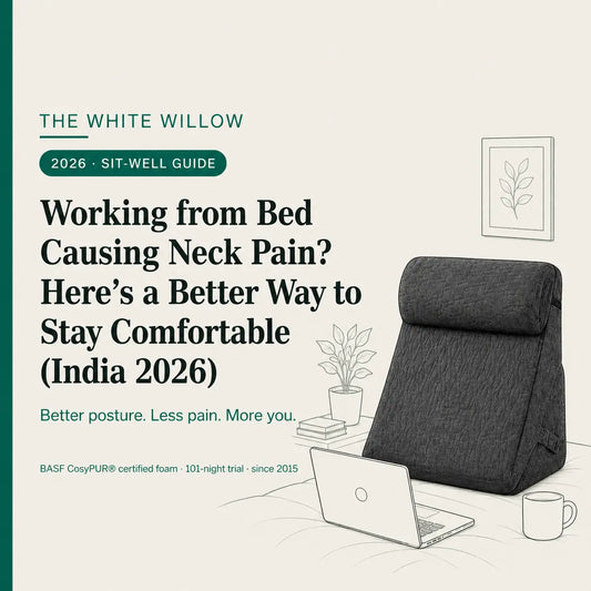 Working from Bed Causing Neck Pain? Here's a Better Way to Stay Comfortable