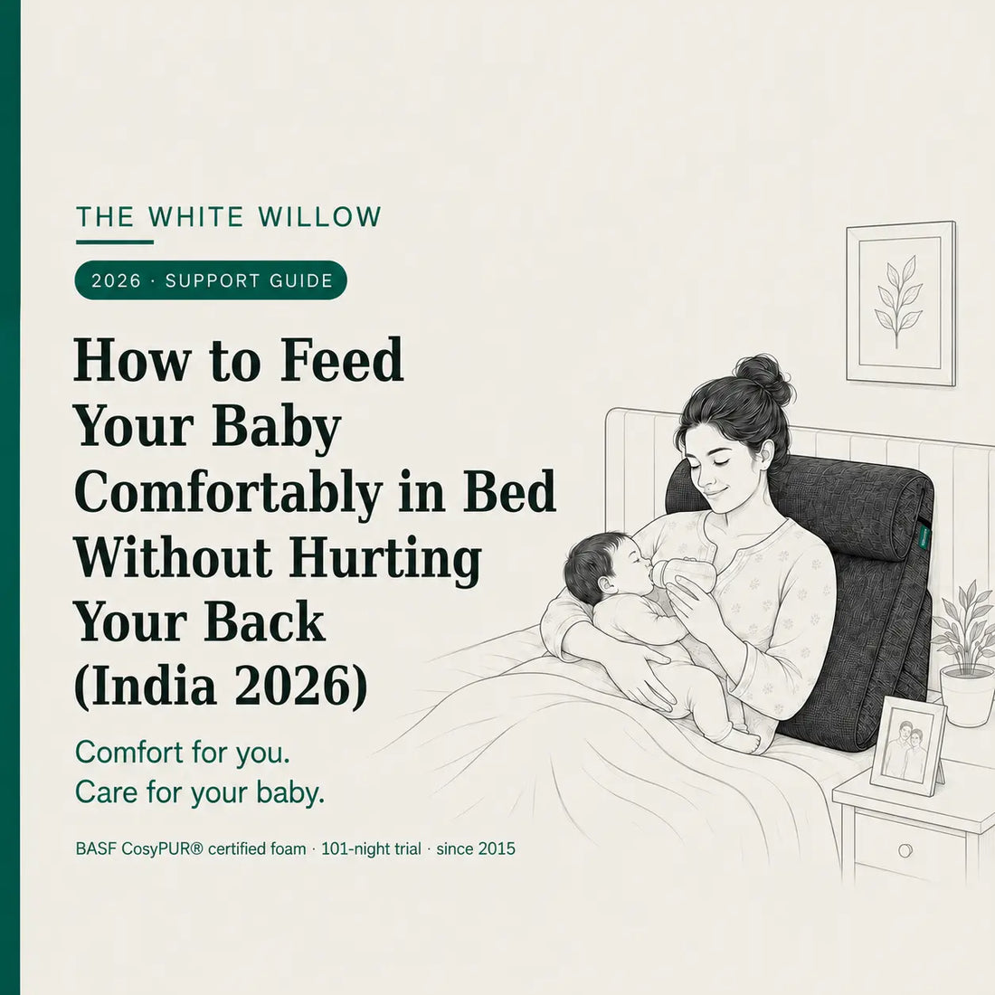 How to Feed Your Baby Comfortably in Bed Without Hurting Your Back (India 2026)